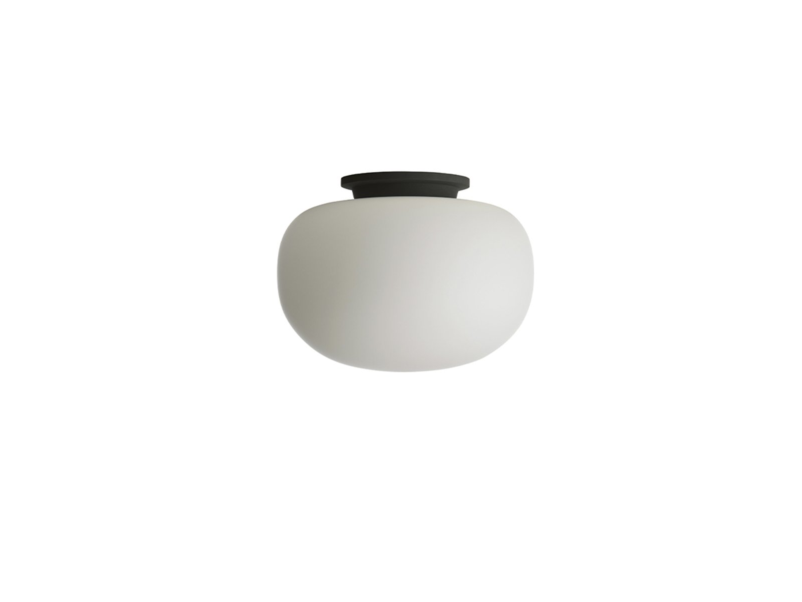 Supernate Ceiling Lamp Ø28 Opal White/Black - Frandsen