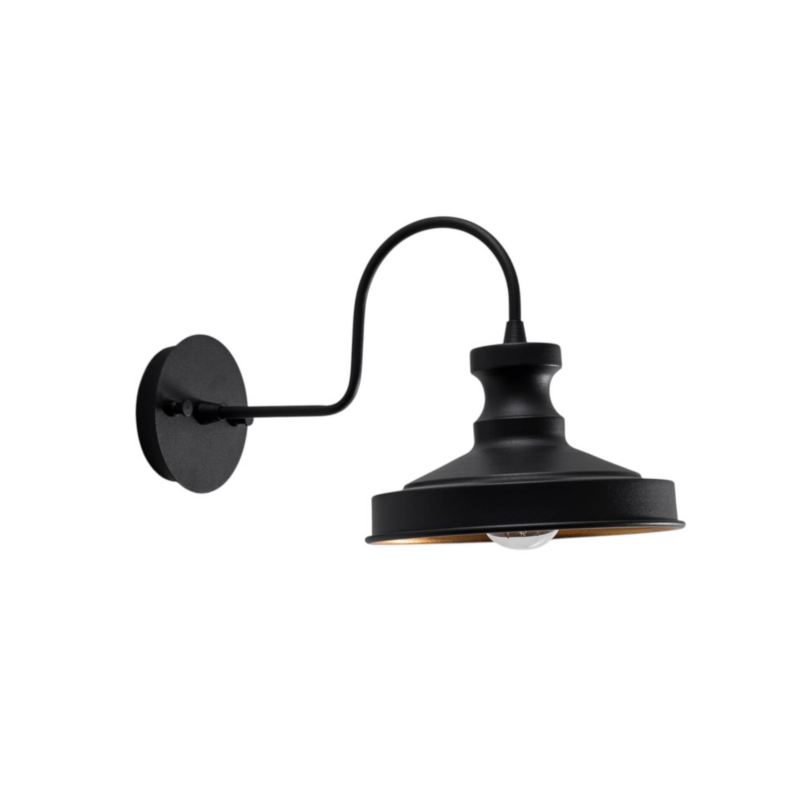 Wandleuchte Berceste 182-A schwarz/gold