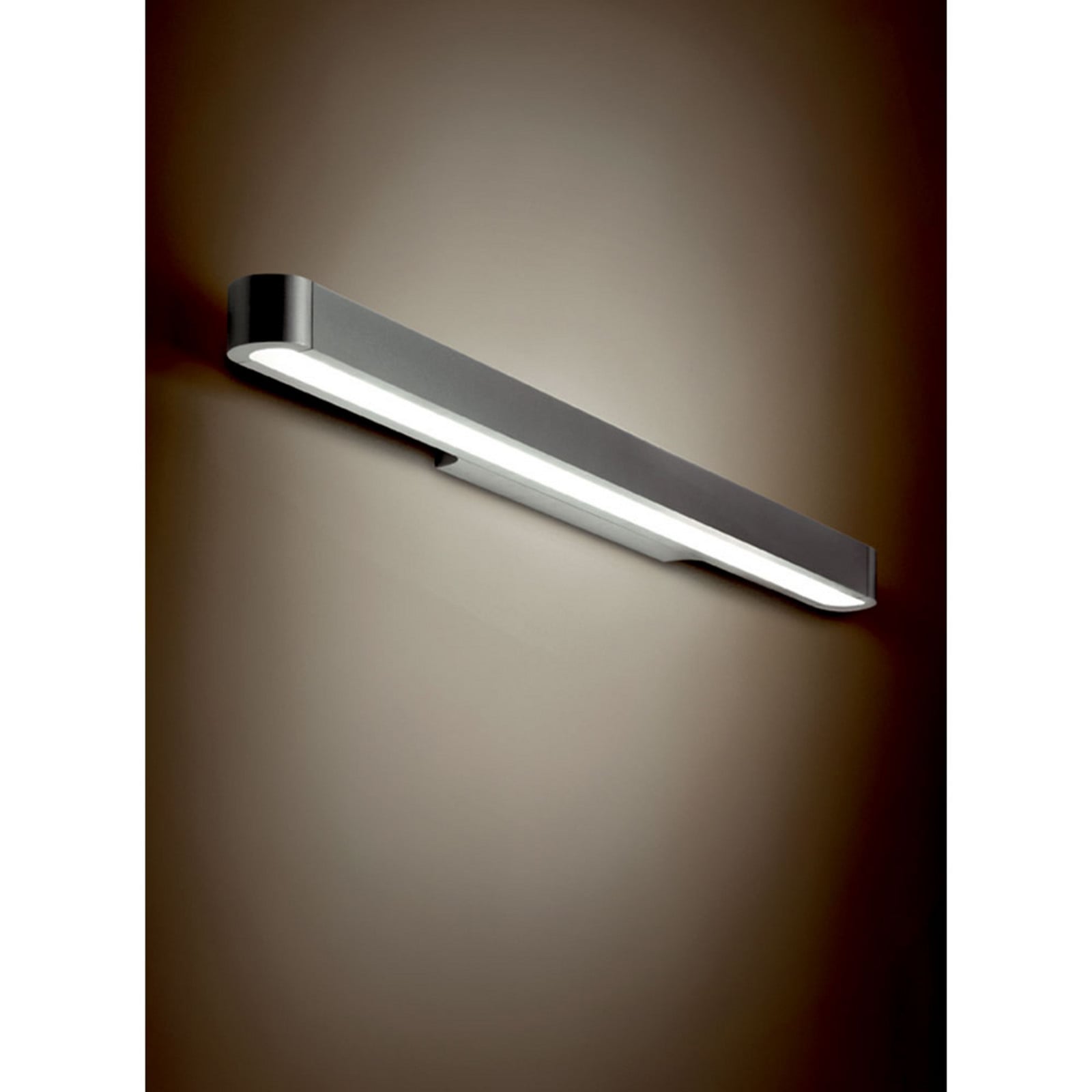 Talo LED 120 væglampe sølvgrå Artemide - Stue - Aluminium