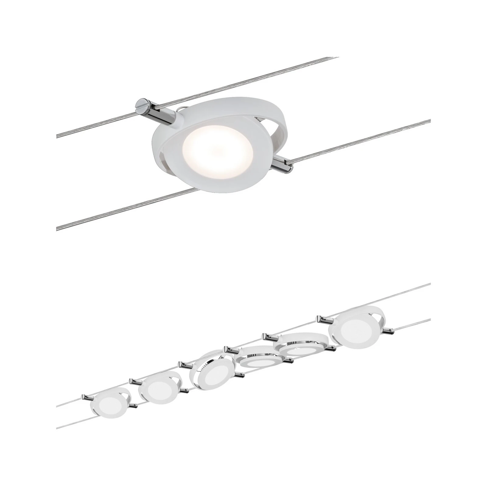 Système de câbles MacRound à 6 lampes
