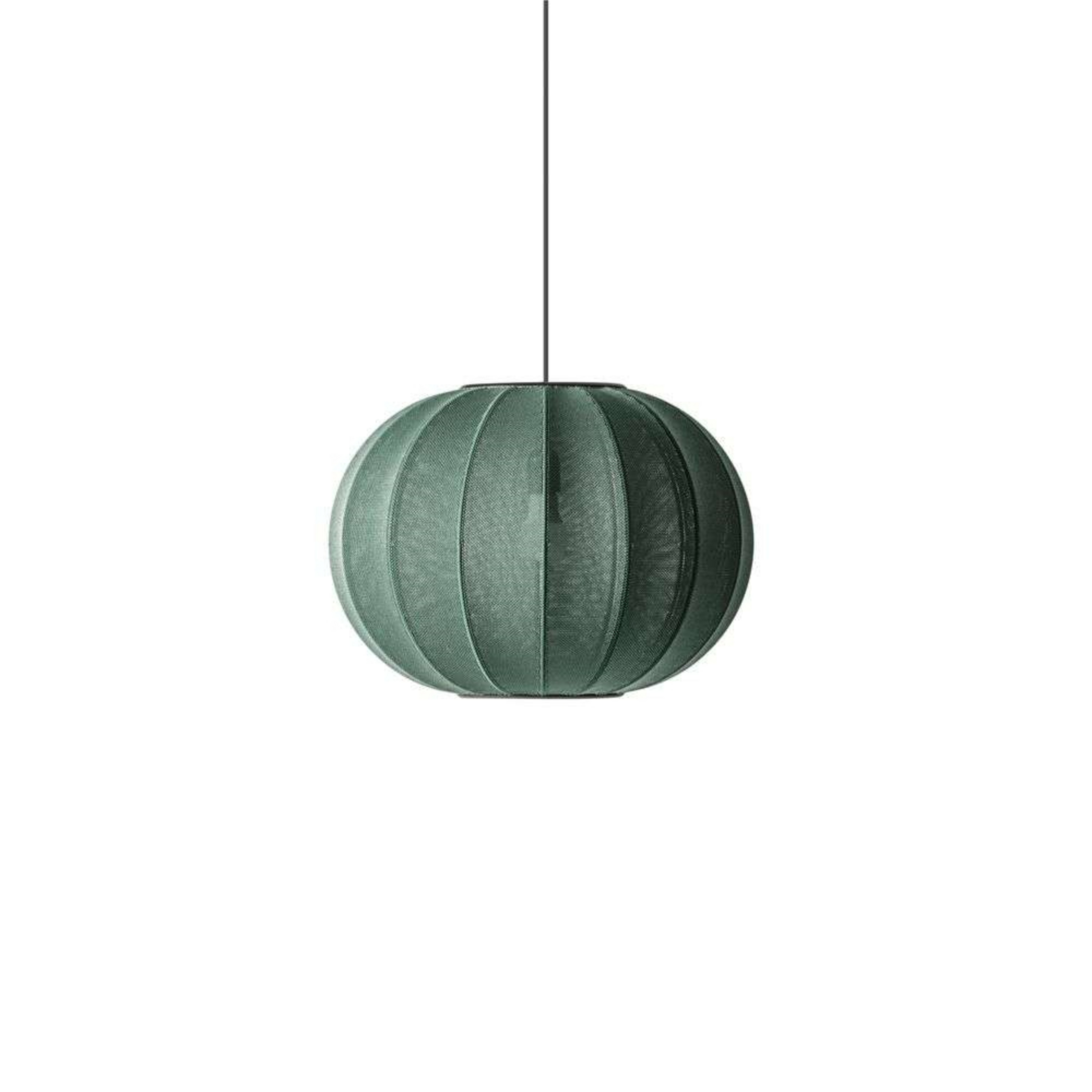 Knit-Wit 45 Round Pendelleuchte Tweed Green - Made By Hand