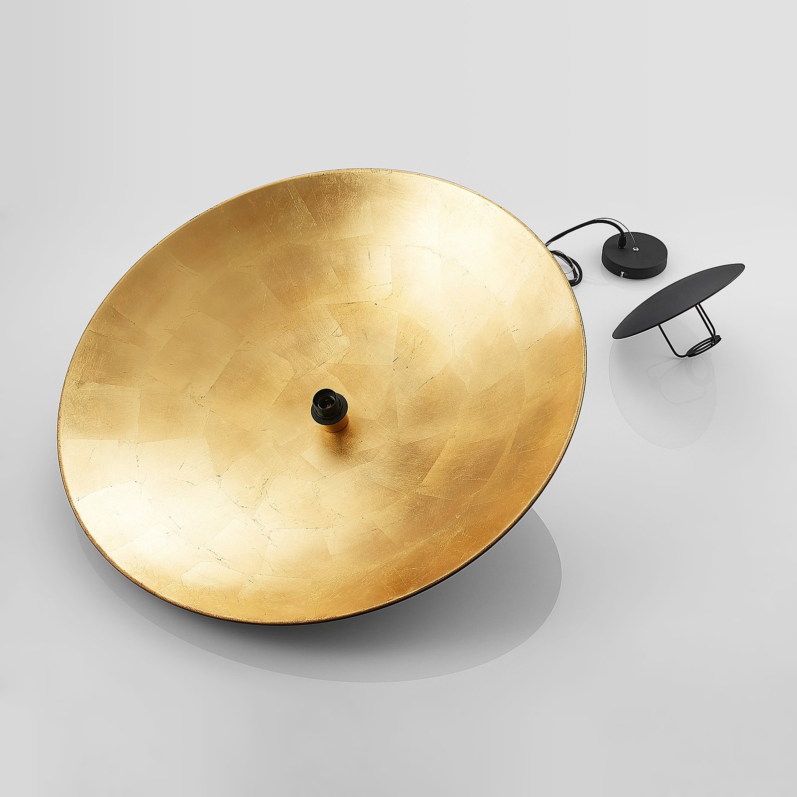 Narisara Pendelleuchte Ø80 Black/Gold - Lindby
