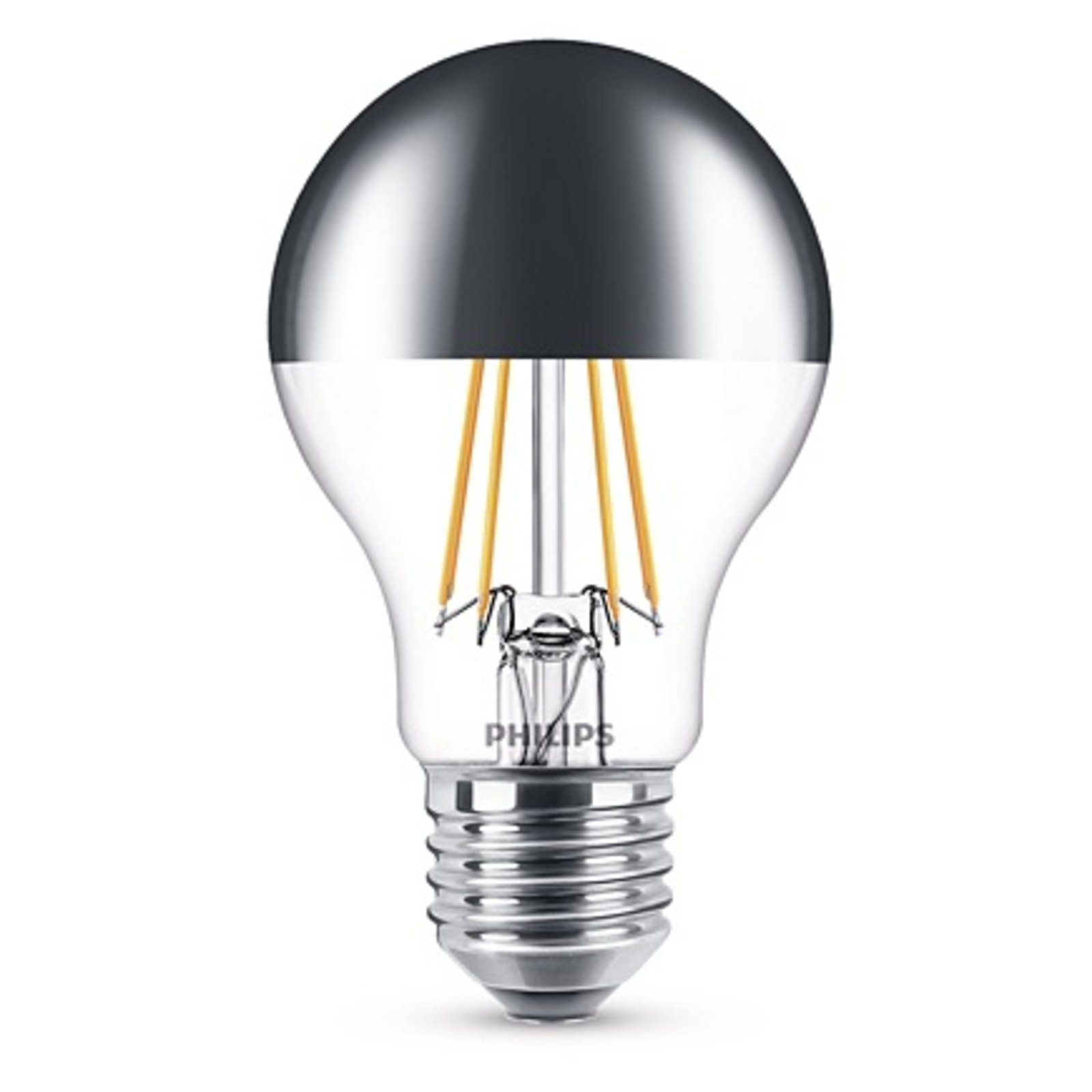 Bombilla LED 5,5W Filamento Top Espejo (650lm) E27 - Philips