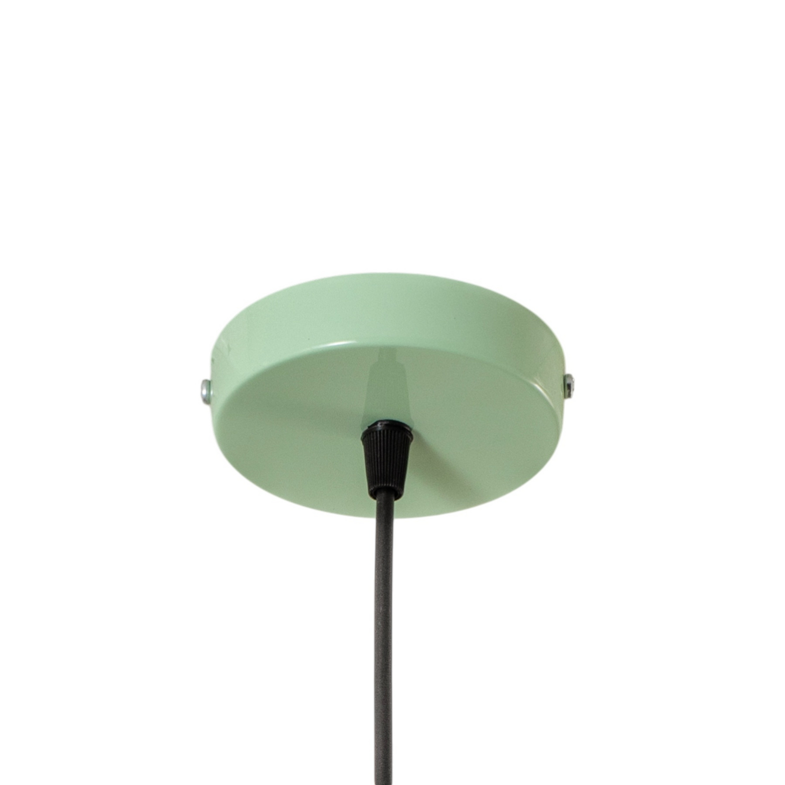 Hängeleuchte Glenora, mintgrün/weiß, Metall, Ø 18 cm