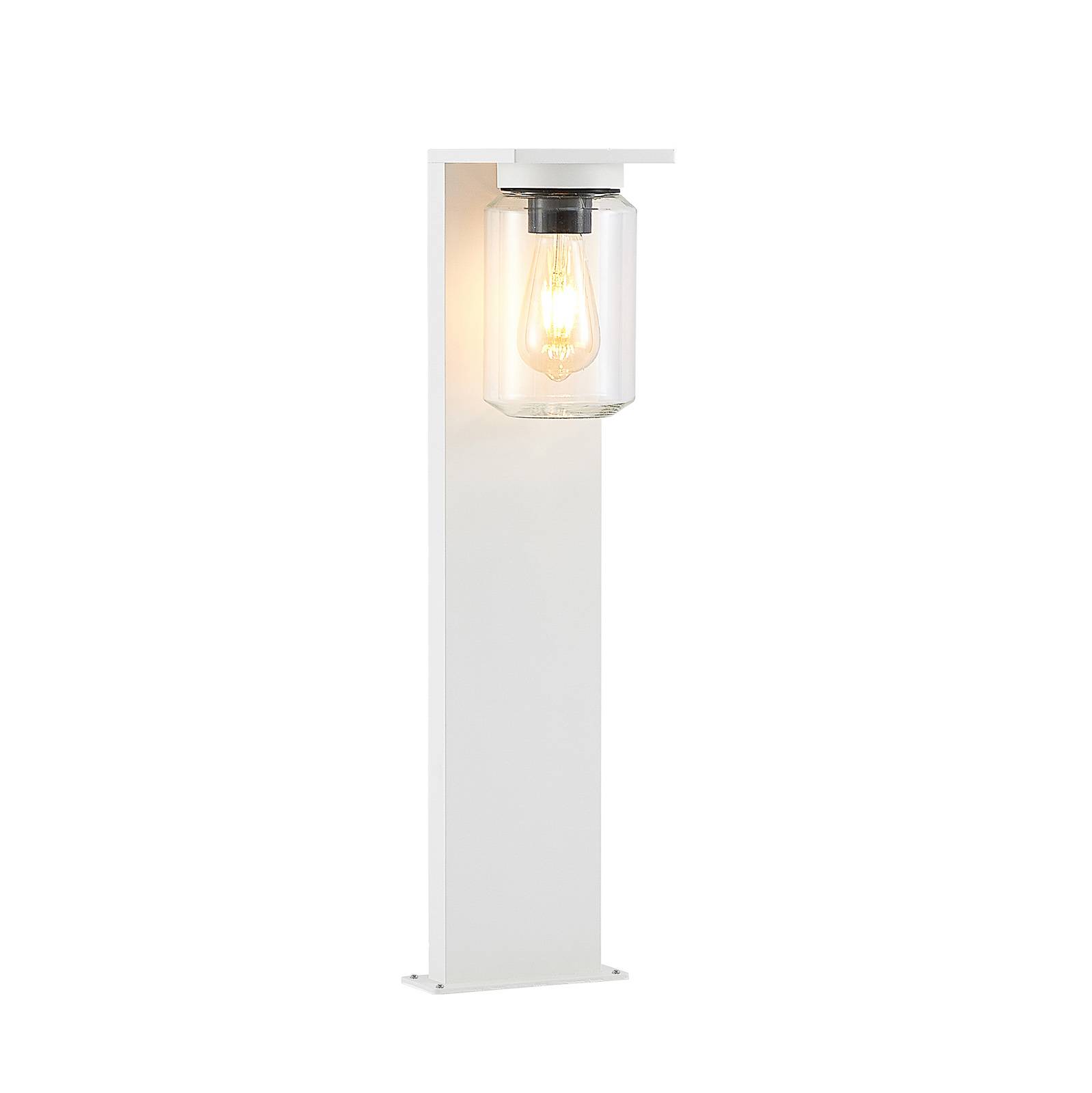 Lucande Semka borne lumineuse 65 cm blanche