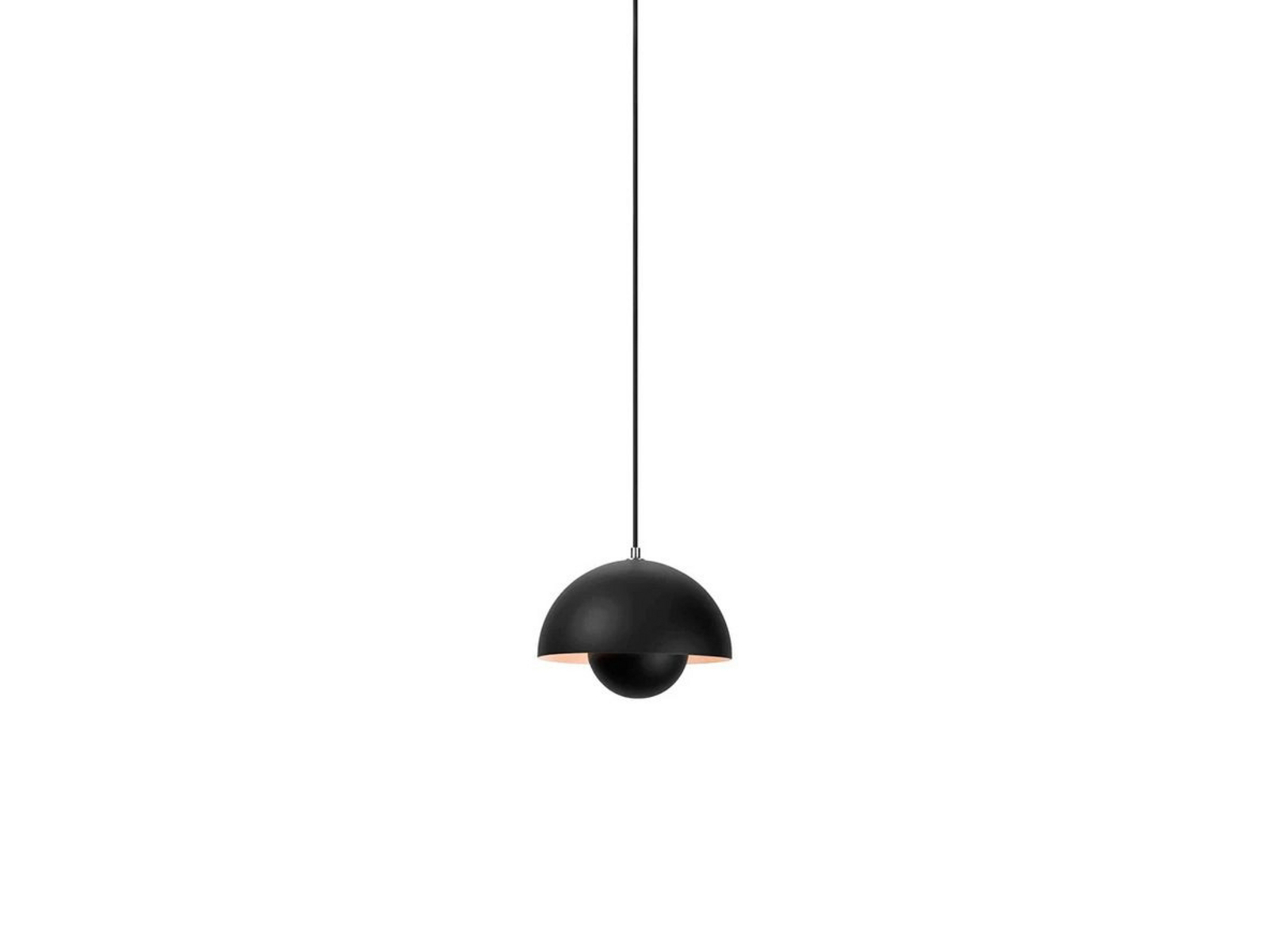 Flowerpot VP1 Závěsná Lampa Matte Black - &Tradition