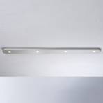Bopp Close LED ceiling light, 4-bulb, aluminium