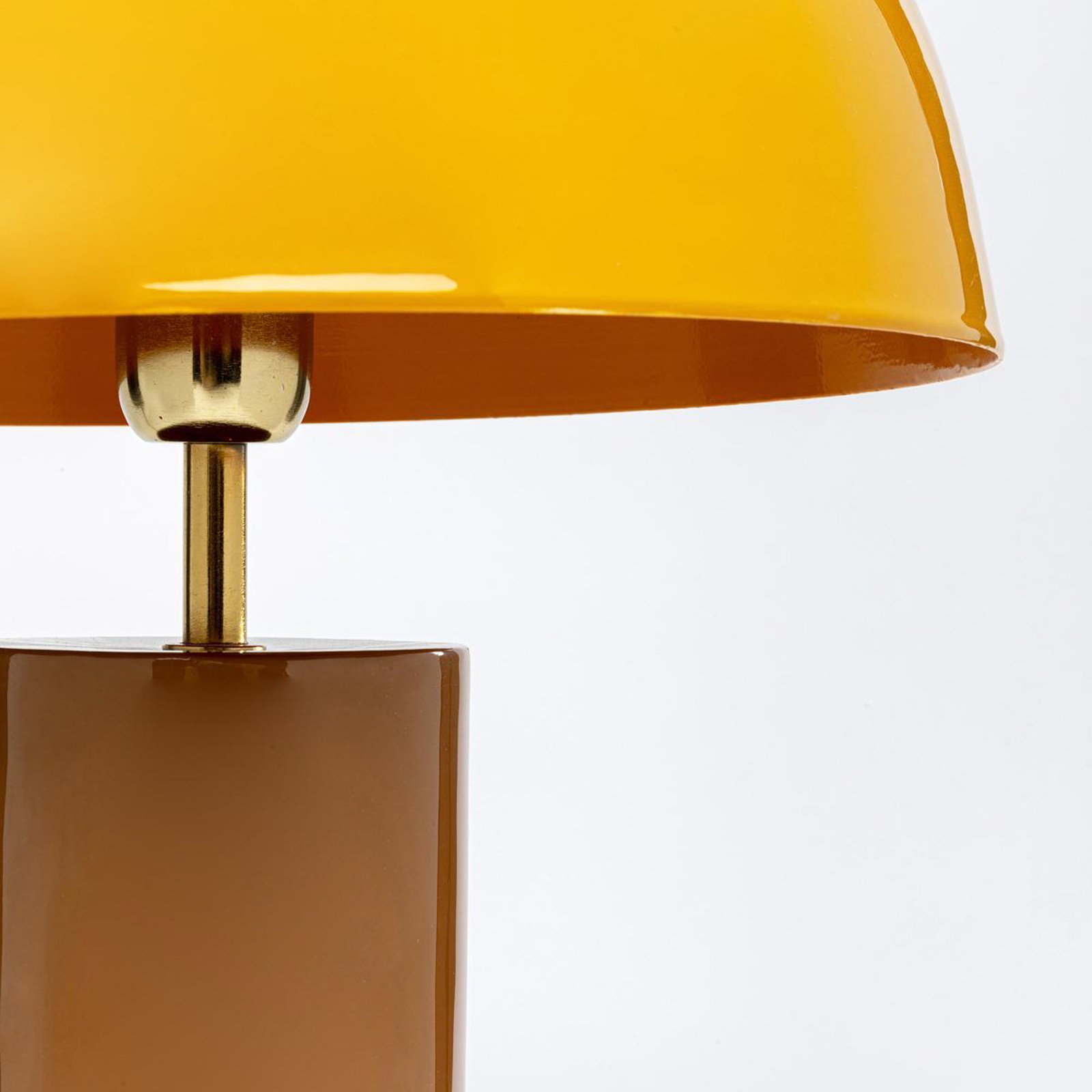 KARE Josy bordlampe, gul, stål, højde 51 cm