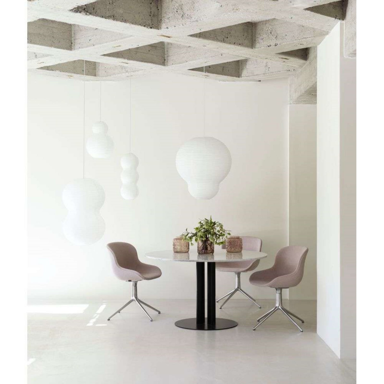 Puff Multitude Skærm White Normann Copenhagen - Papir / karton