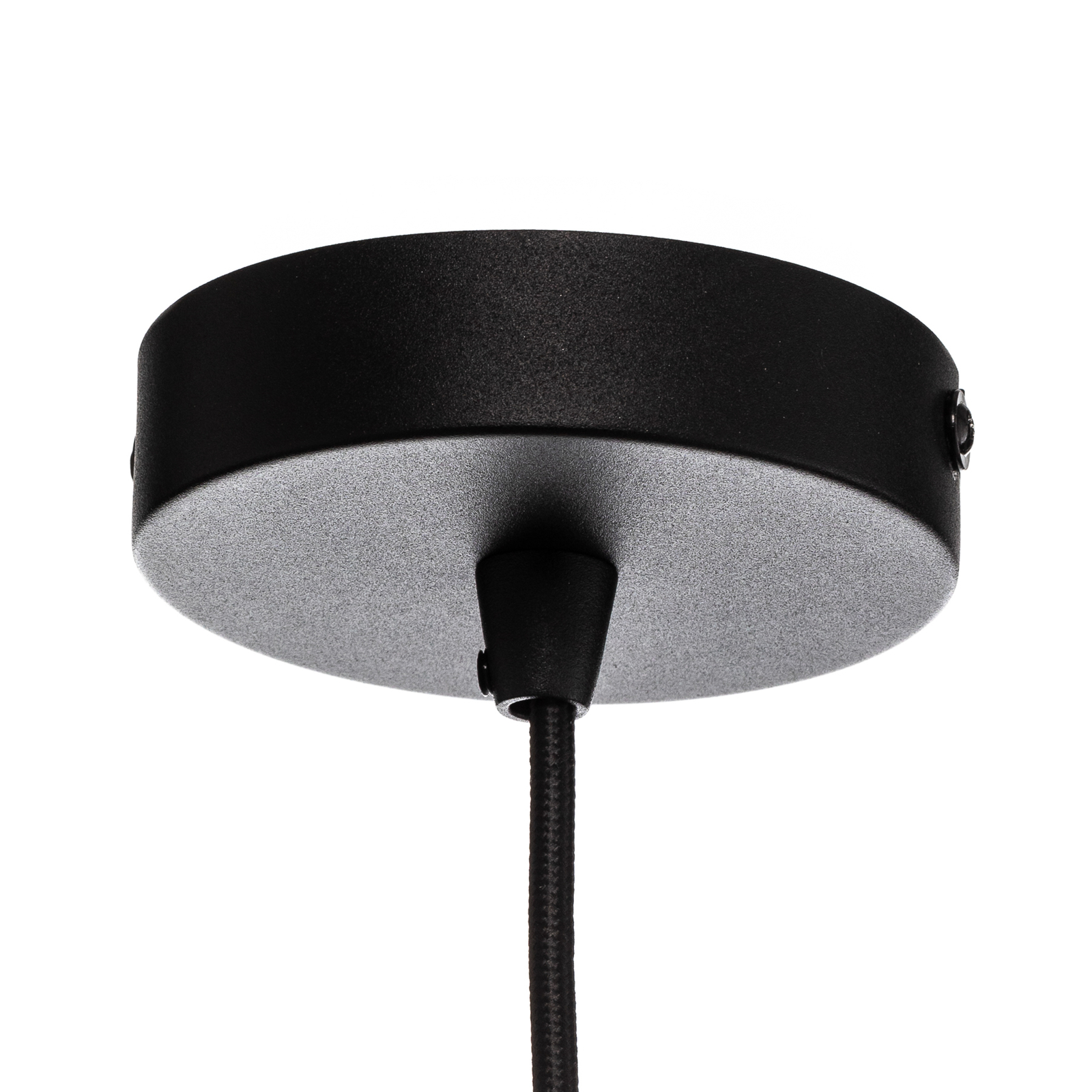 Lindby hanglamp Maivi, zwart, 50 cm, ijzer, kooi