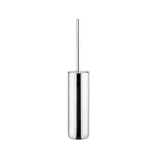 BGL Set Spazzola WC Con Montaggio A Muro – Acciaio Inox 304, Supporto ABS Rimovibile, Design Salvaspazio Con Testina Ricambio