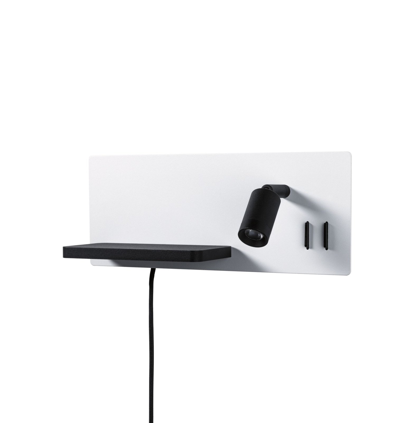 Serra LED Wandleuchte USB C Dim. Right Side Matt Weiß/Matt Schwarz - Paulmann