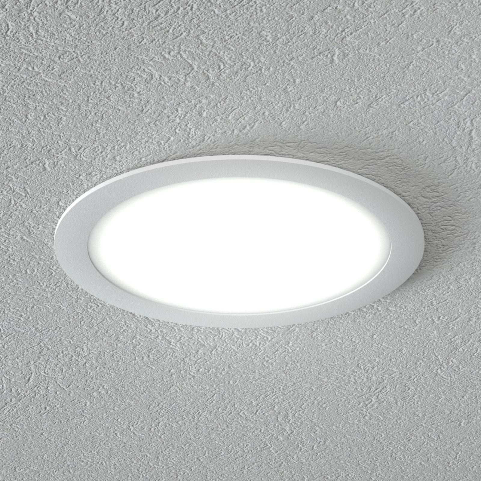 Arcchio Xavian LED recessed light 3,000 K 14.2 cm, for Living / Dining Room, cast aluminium, plastic, 17.8 W, energy efficiency: A+