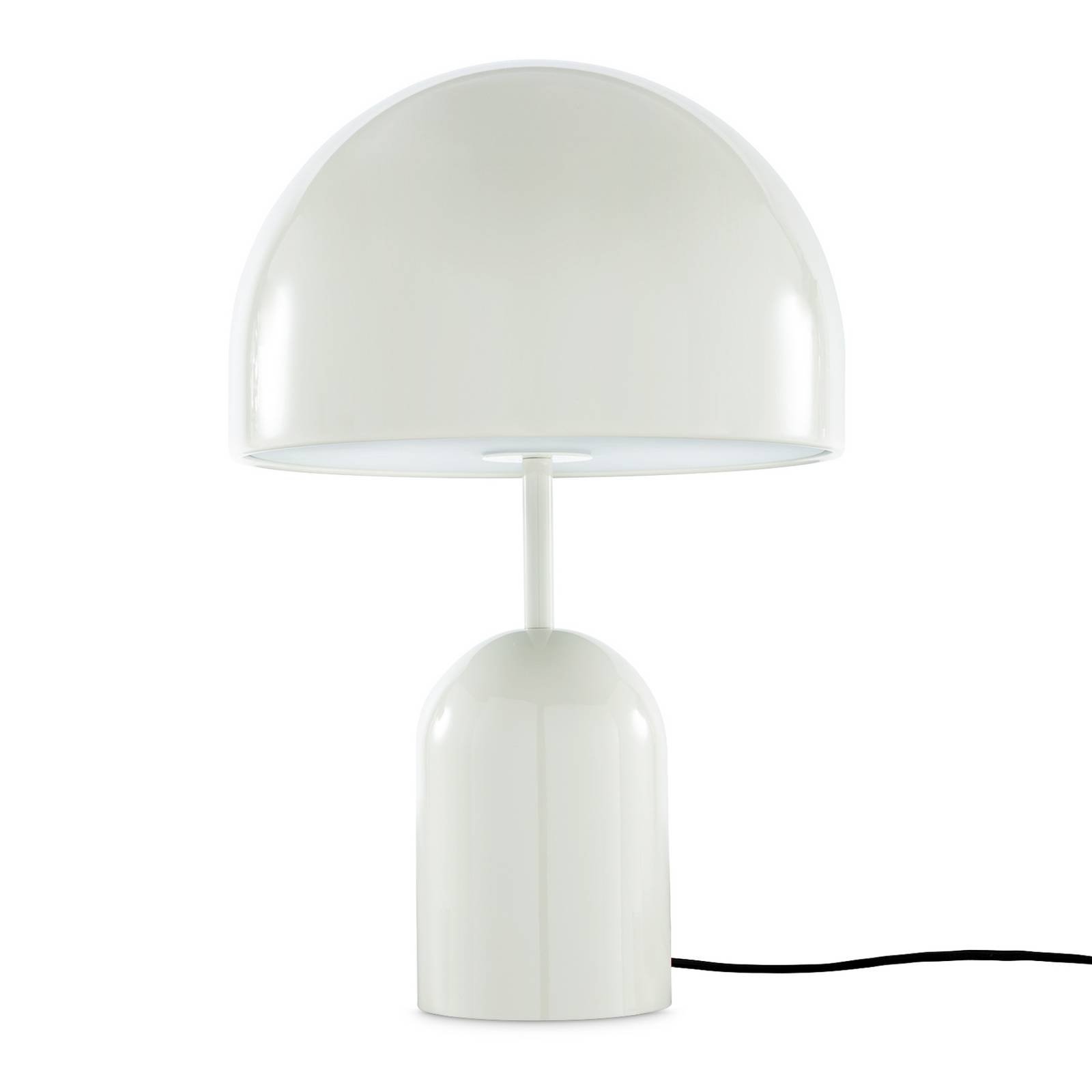 Tom Dixon LED-Tischlampe Bell, hellgrau, Höhe 43 cm, dimmbar