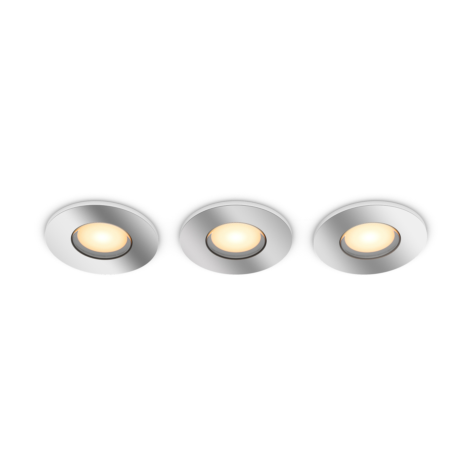 Philips Hue White Ambiance Adore Einbauspot, 3er