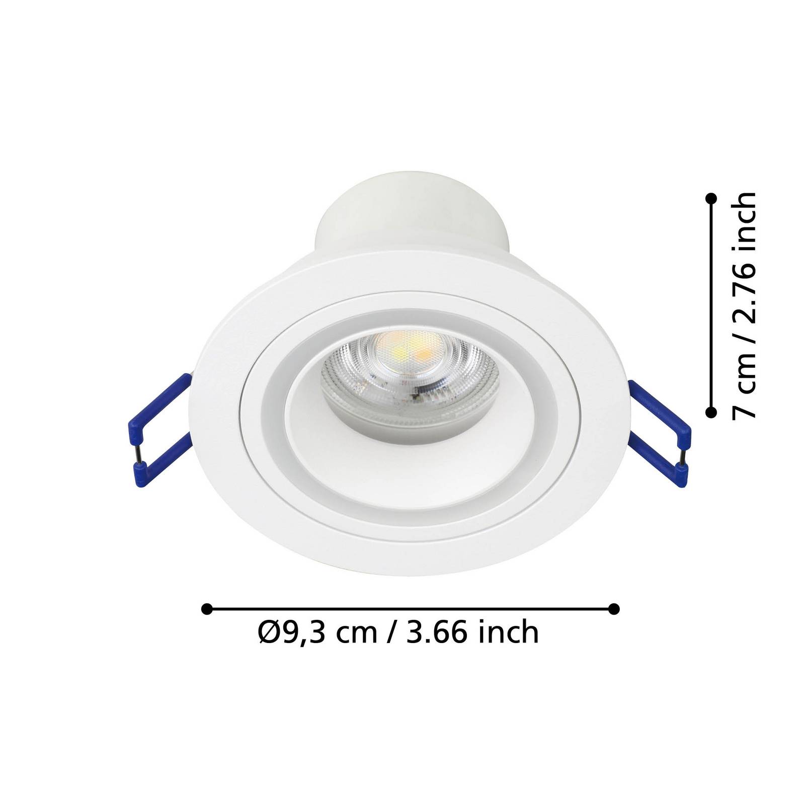 EGLO connect Inteligentna lampa LED Carosso-Z, Ø 9 cm, biała