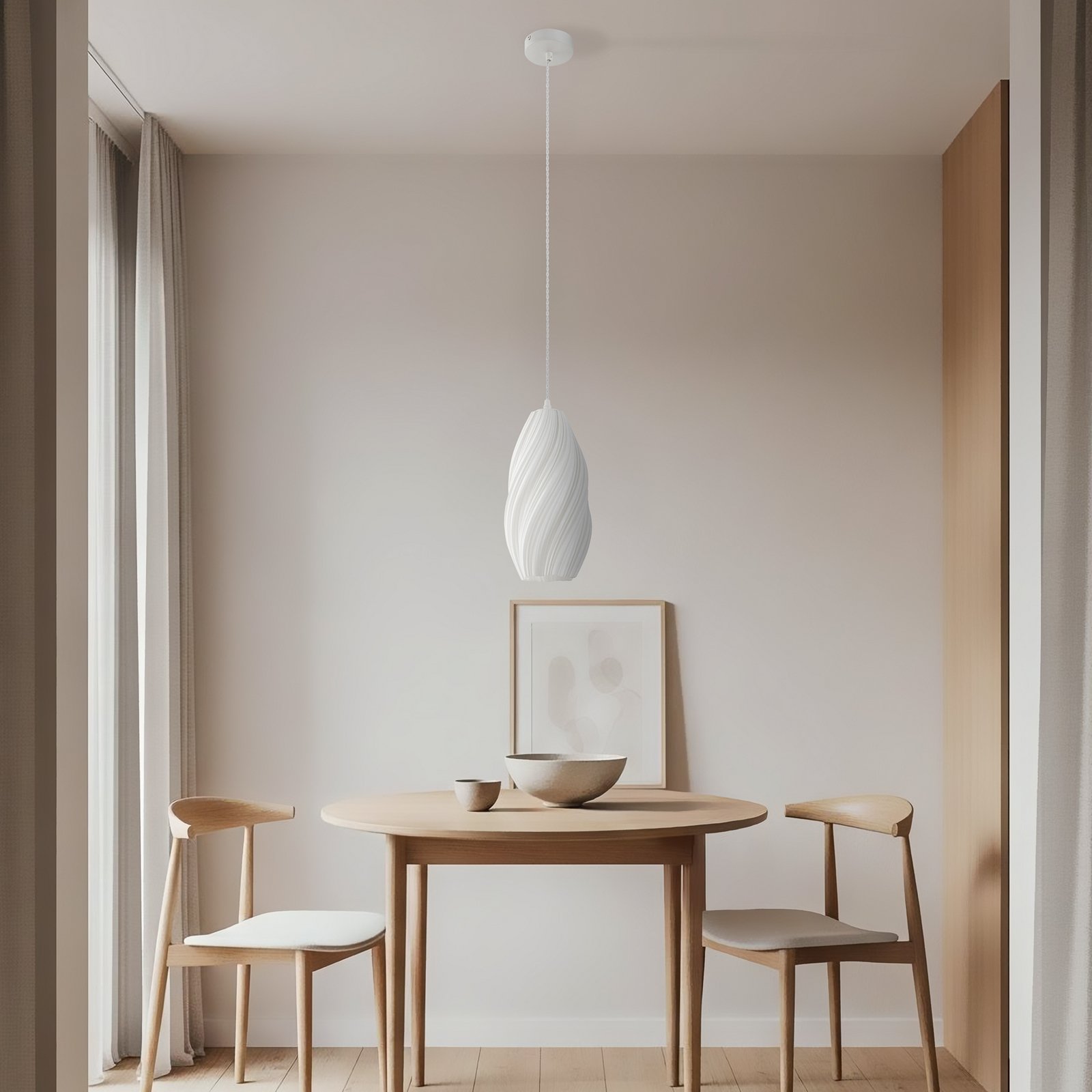 Nuvia hanglamp Ø 15,5 cm wit - Lindby Nuvia hanglamp Ø 15,5 cm wit - Lindby