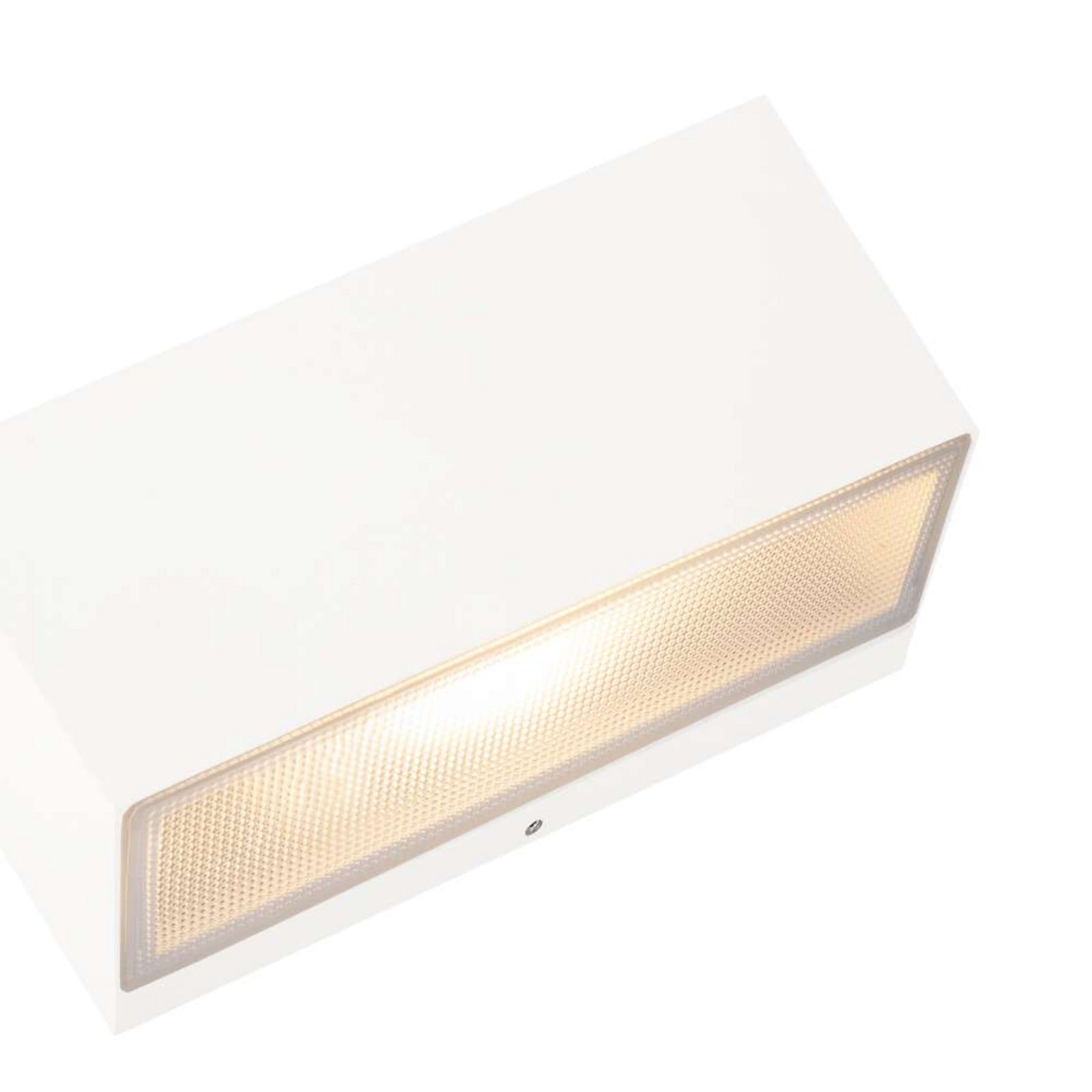 Asker Big Down LED Außenwandleuchte Weiß Norlys - Terrasse - Aluminium