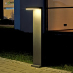 Tamar LED-gångbelysning i aluminium, antracit