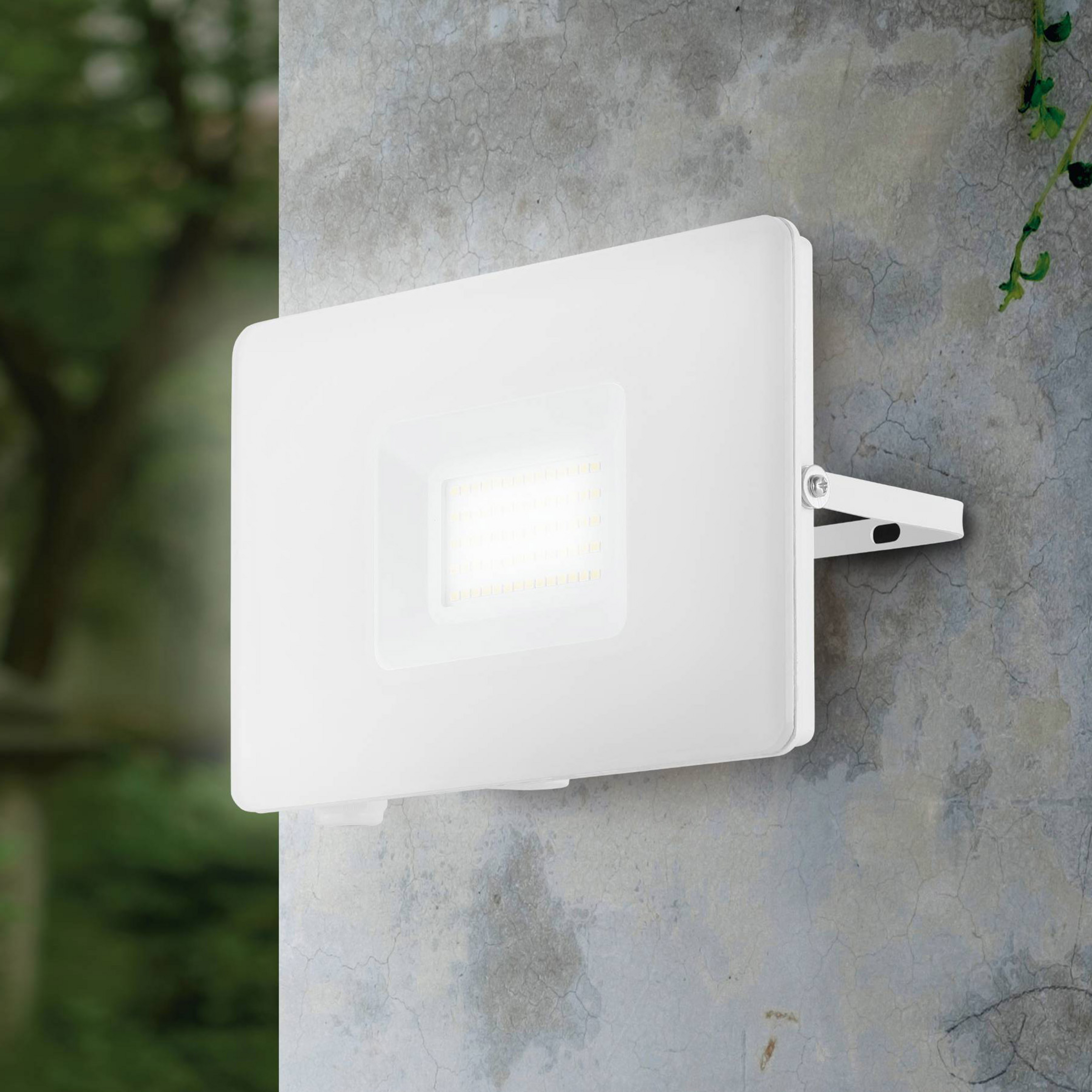 Spot d'extérieur LED Faedo 3 en blanc, 50 W