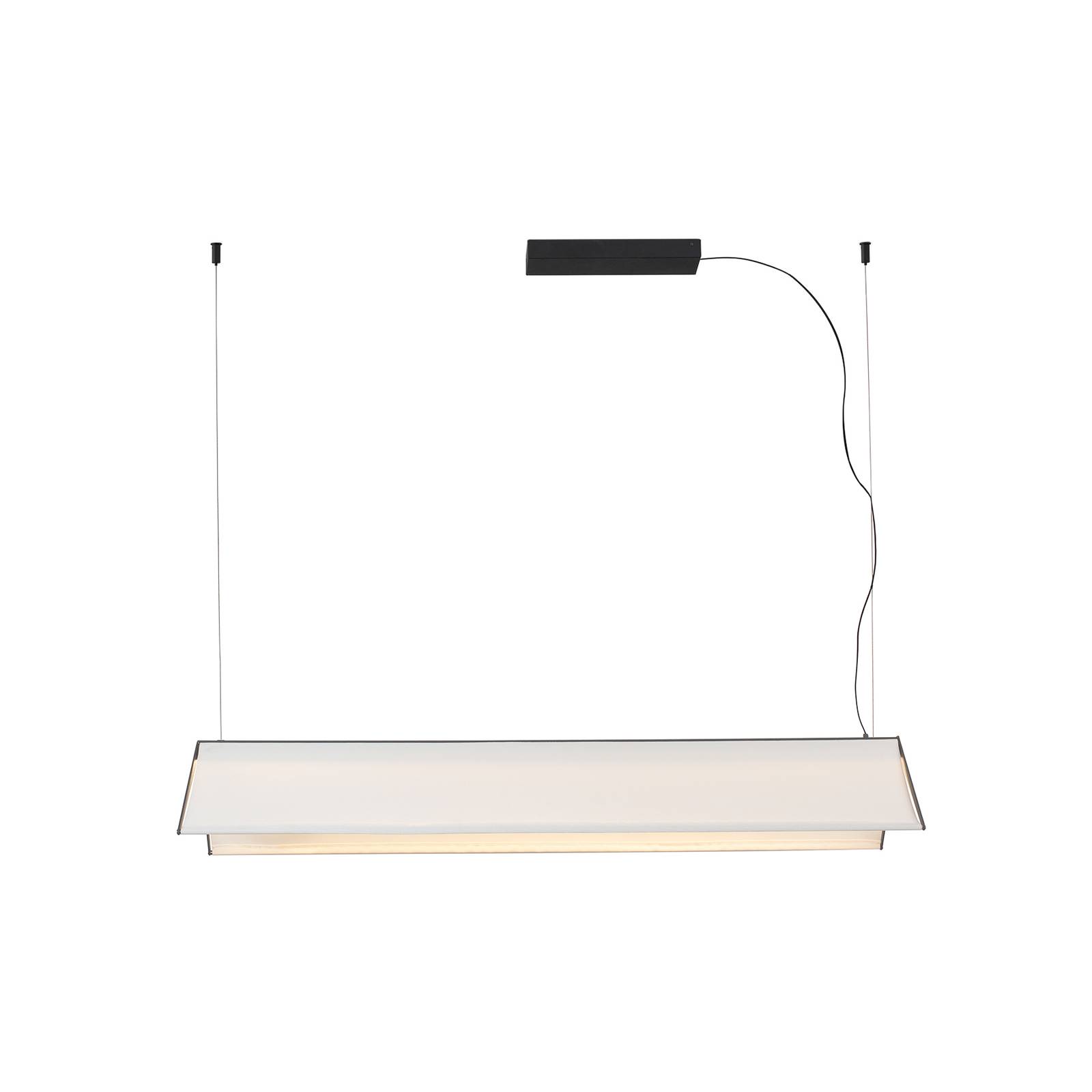 Suspension LED Ludovico Surface 115 cm blanche