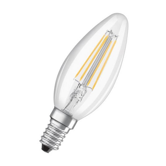 Lâmpada LED para vela E14 4.8W 827 regulável OSRAM