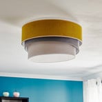 Stropna lampa Pastel Trio Ø 45cm senf/siva/svijetlo siva