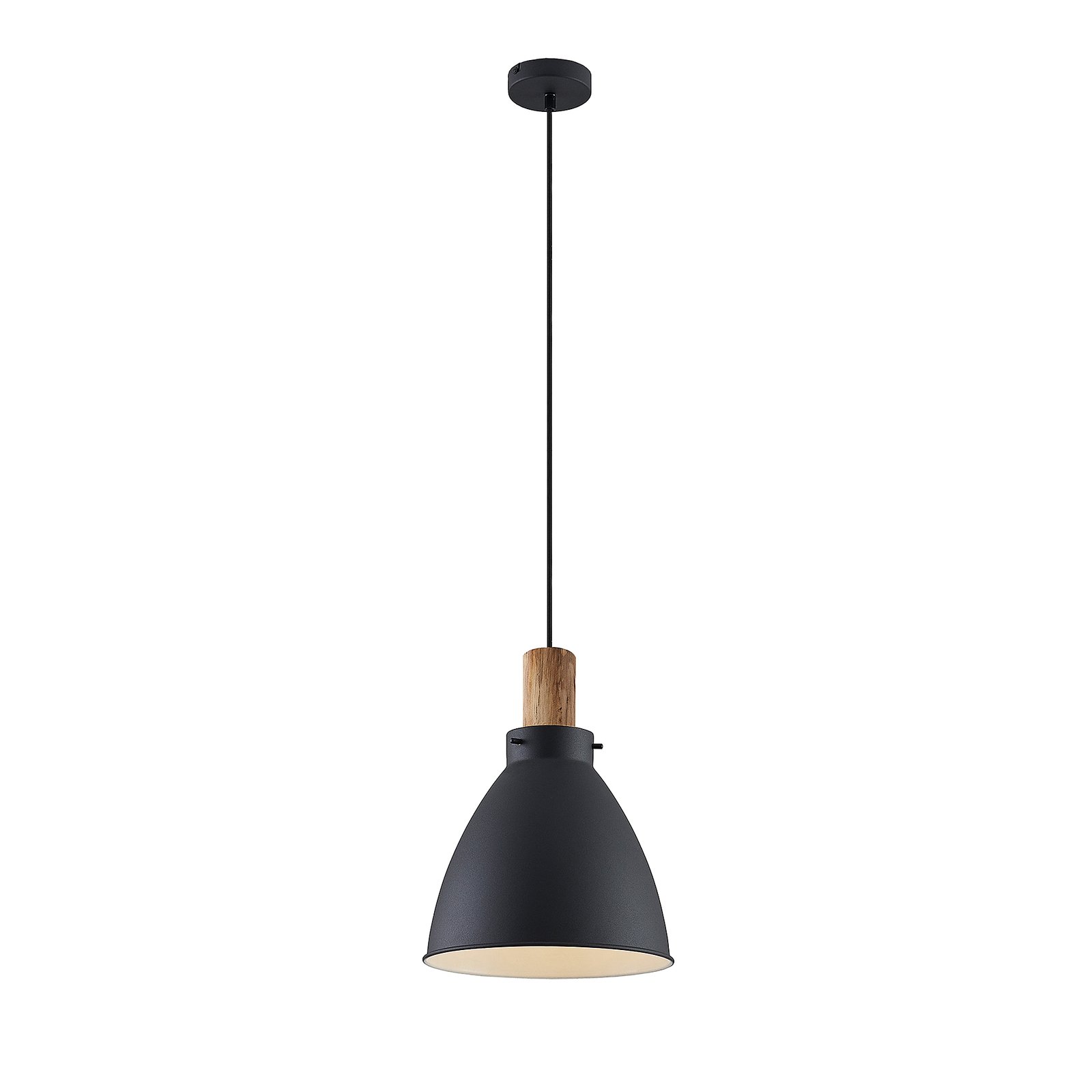 Trebale Lustră Pendul Black/Wood - Lindby