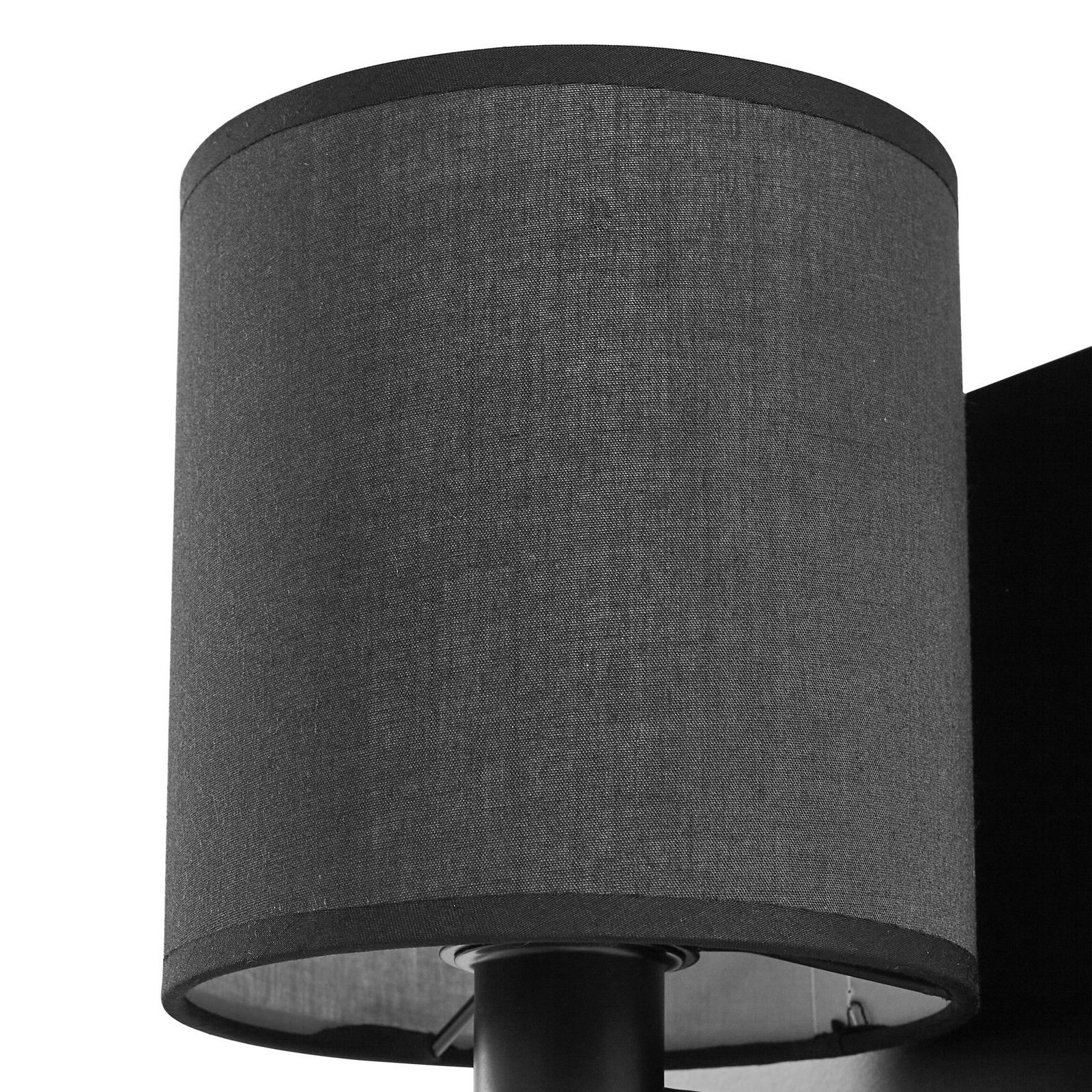 Lindby fali világítás Aiden, 30cm, fekete, LED-es olvasólámpa, E14