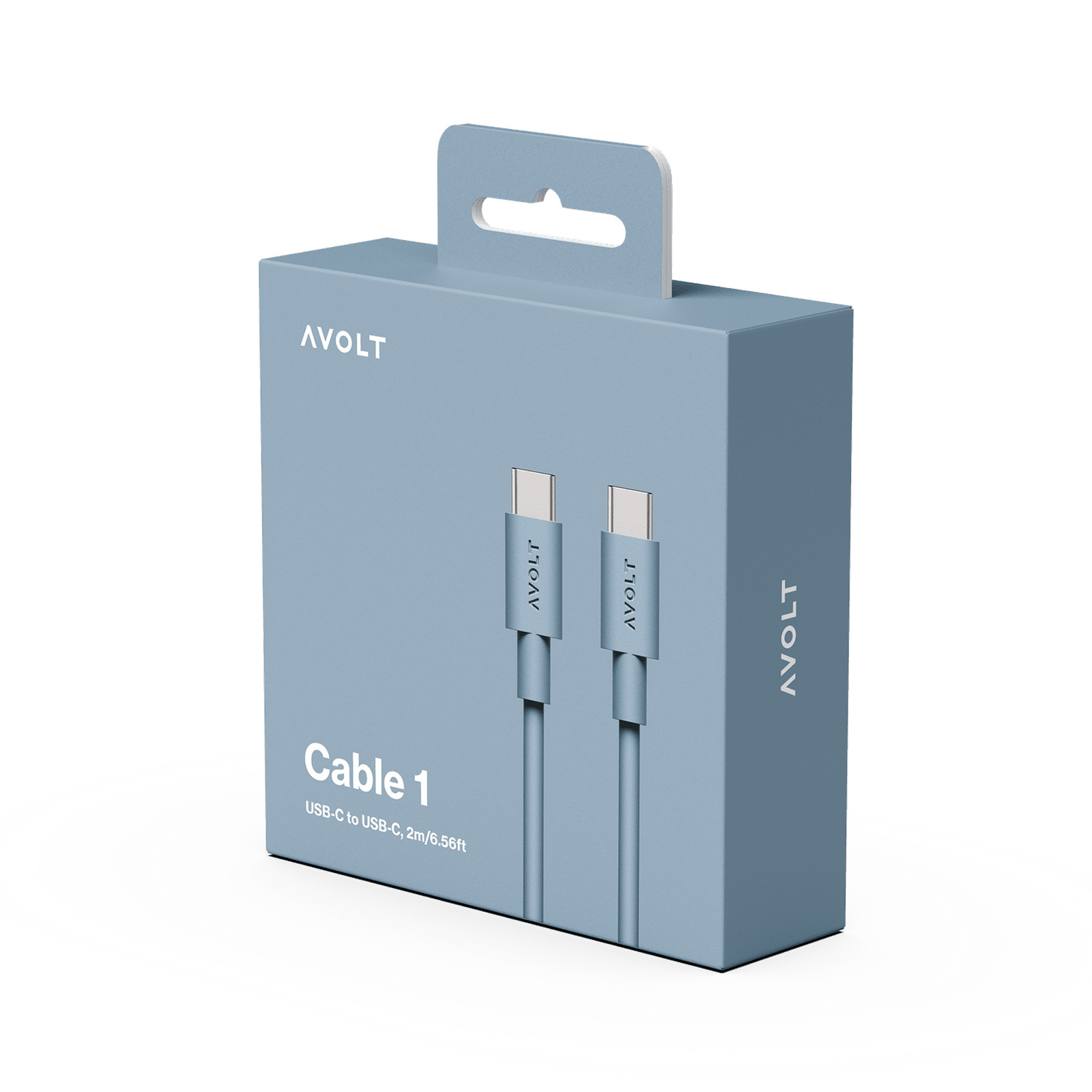 Kabel USB-C zu USB-C, blau, Länge 2 m - AVOLT