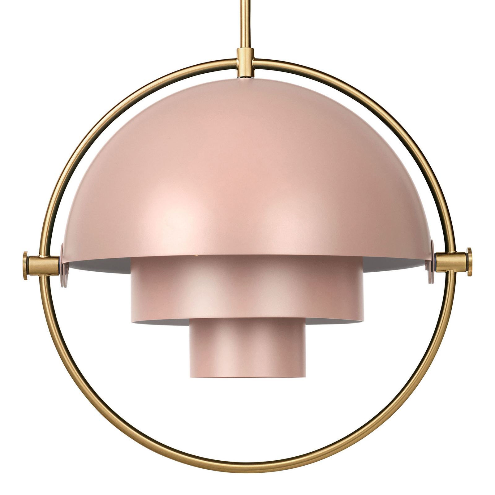 GUBI Hängeleuchte Multi-Lite, Ø 36 cm, Gestell messing