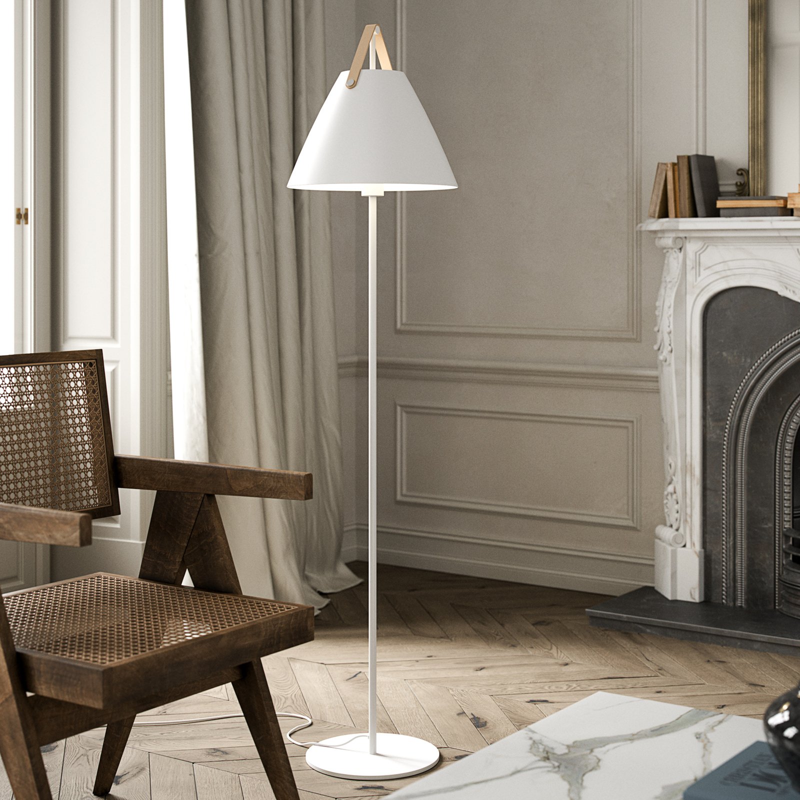 Strap Golvlampa White - DFTP