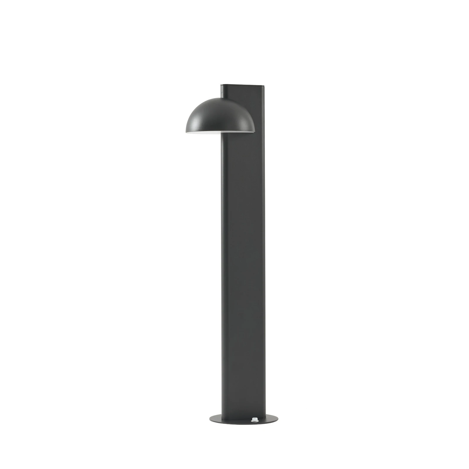 Φωτιστικό διαδρόμου LED Lucande Velira, μαύρο, 77 cm, μονόφωτο, IP44