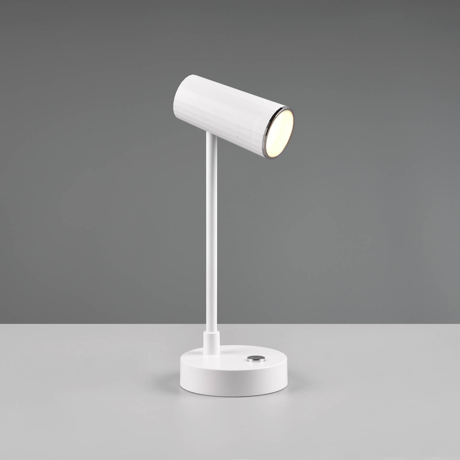 Image of Reality Leuchten Lampada LED da tavolo Lenny CCT con accu, bianco