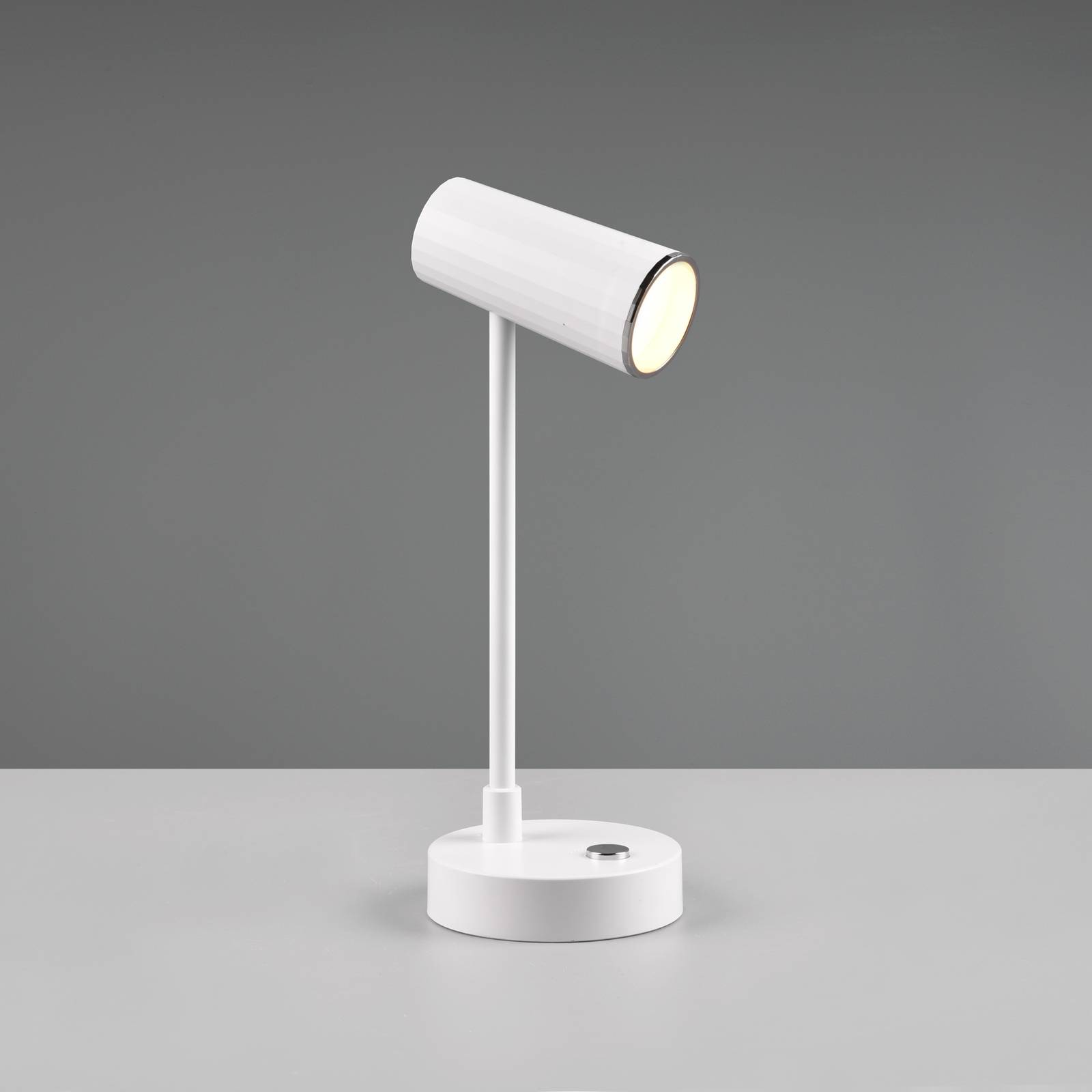 Reality Leuchten LED-bordslampa Lenny CCT med batteri vit