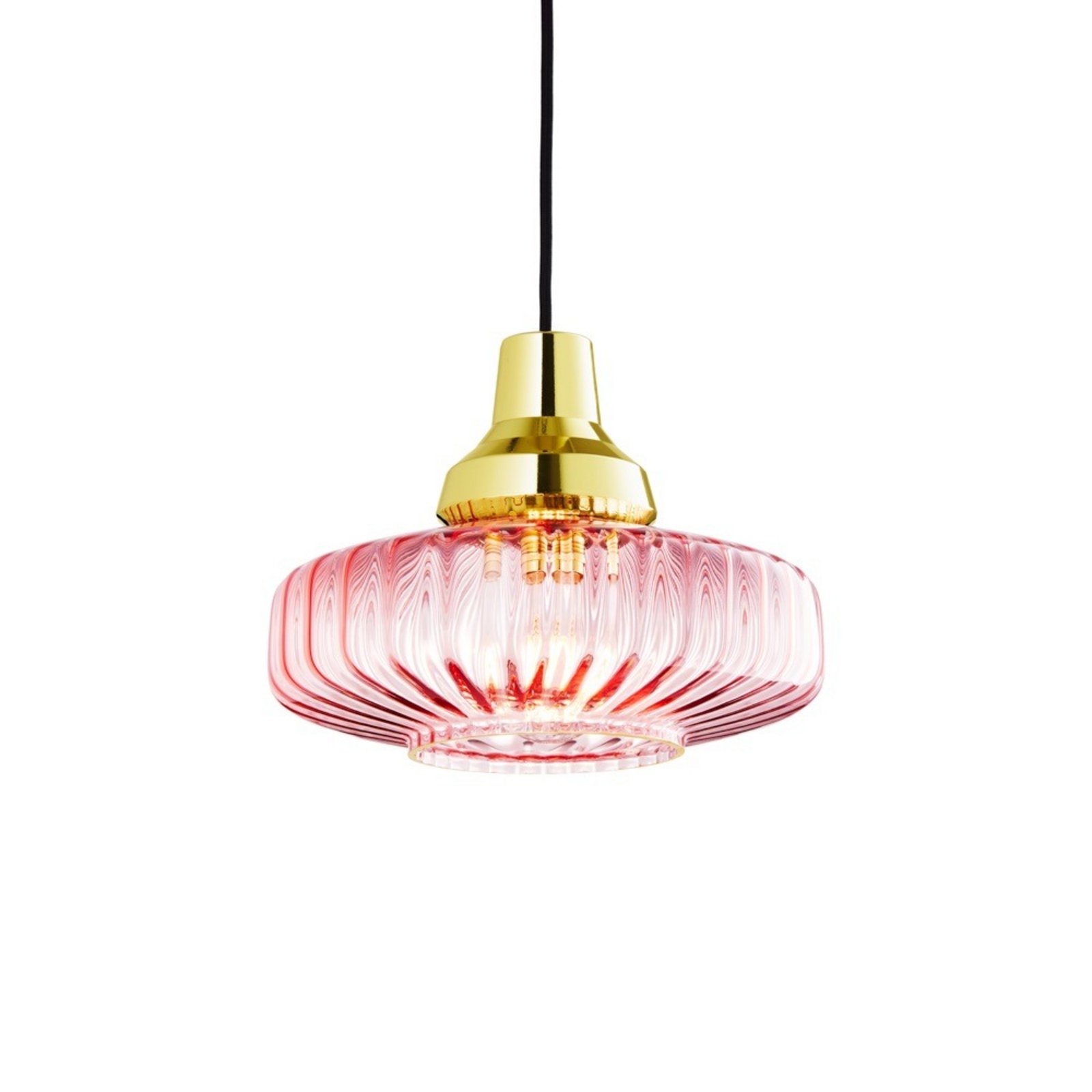 New Wave Optic Lámpara Colgante Rosa/Oro - Design By Us