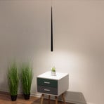 Bendis - slim LED hanging light in black