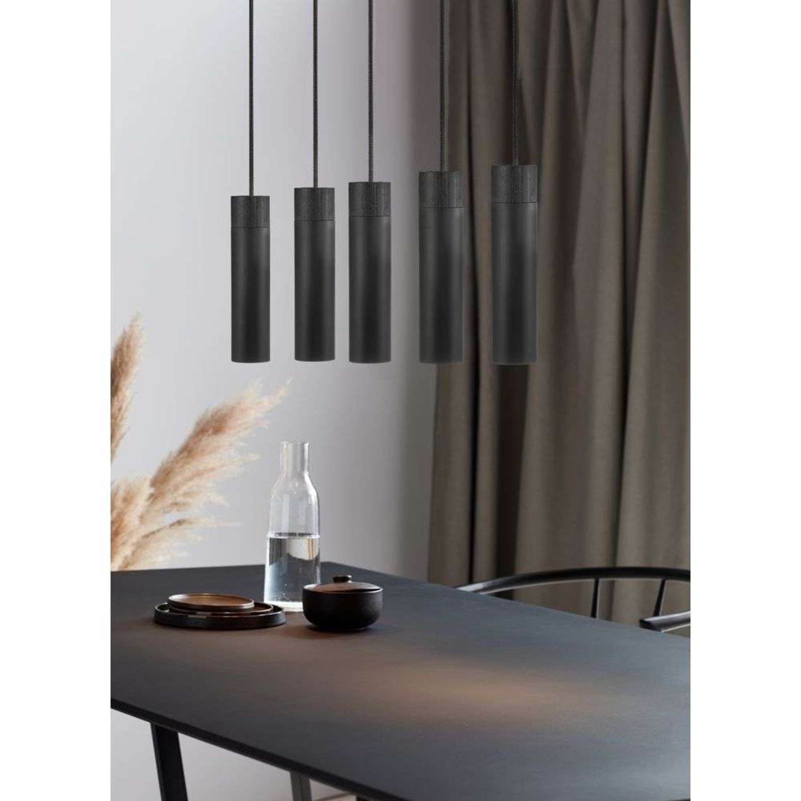 Tilo 5 Pendelleuchte Black - Nordlux