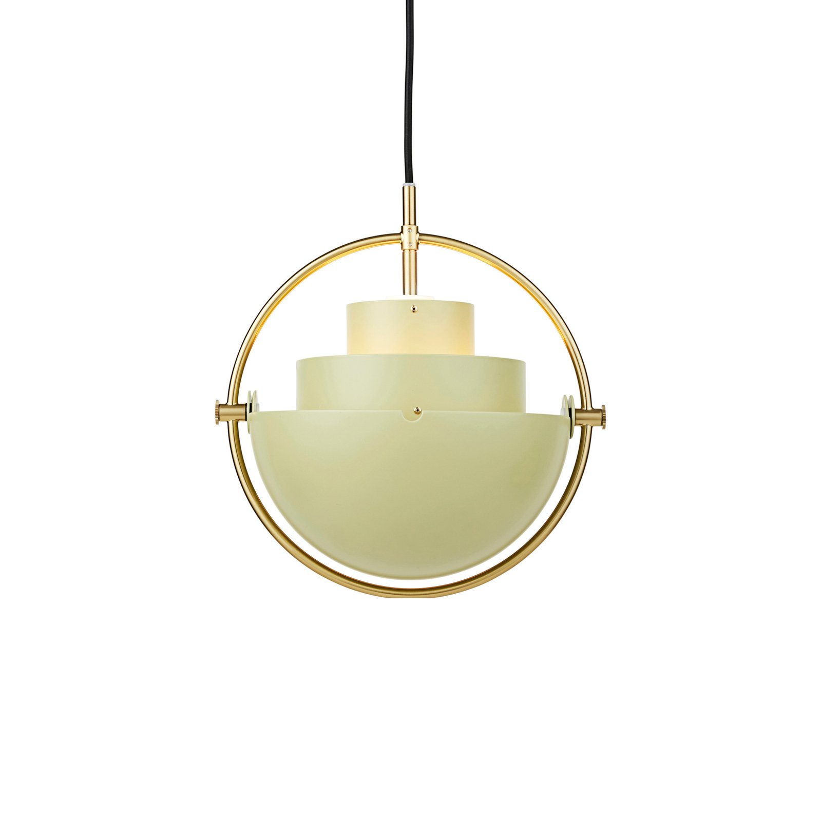 Multi-Lite Pendelleuchte Small Brass/Desert Sage - GUBI