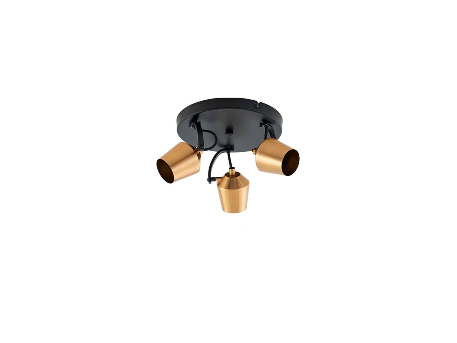 Sylveria 3 Plafond Black/Gold - Lindby