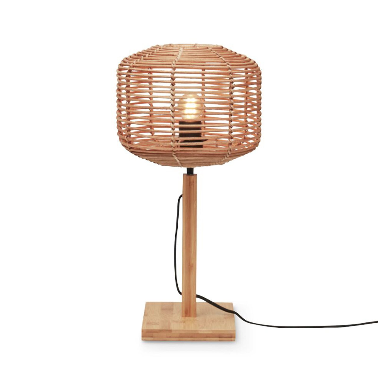 GOOD & MOJO Tanami stolní lampa, 40 cm, přírodní