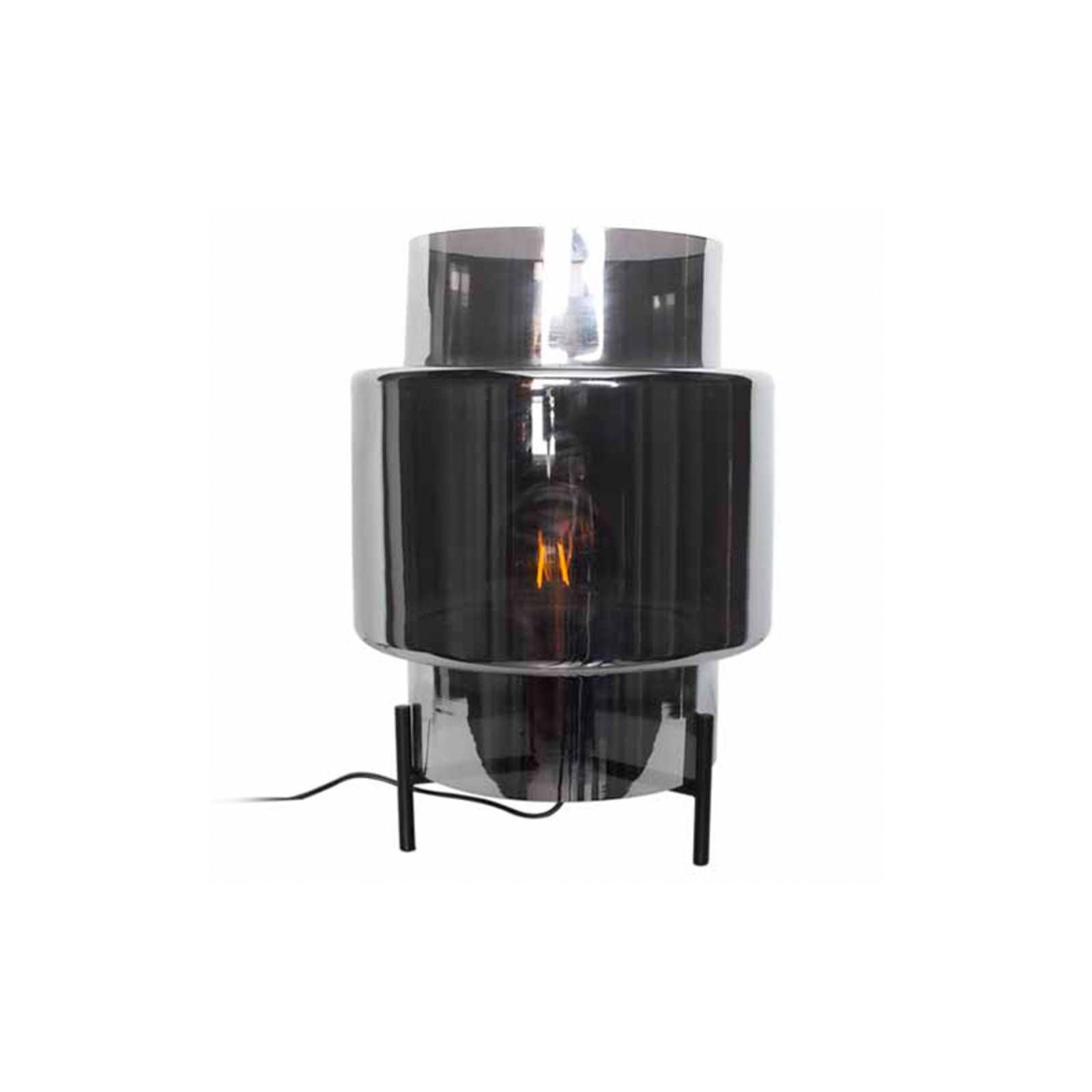 By Rydéns Ebbot bordslampa, rökgrå, Ø 20 cm