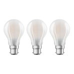 Λαμπτήρας LED OSRAM B22d Classic 827 6.5W 3-pack ματ