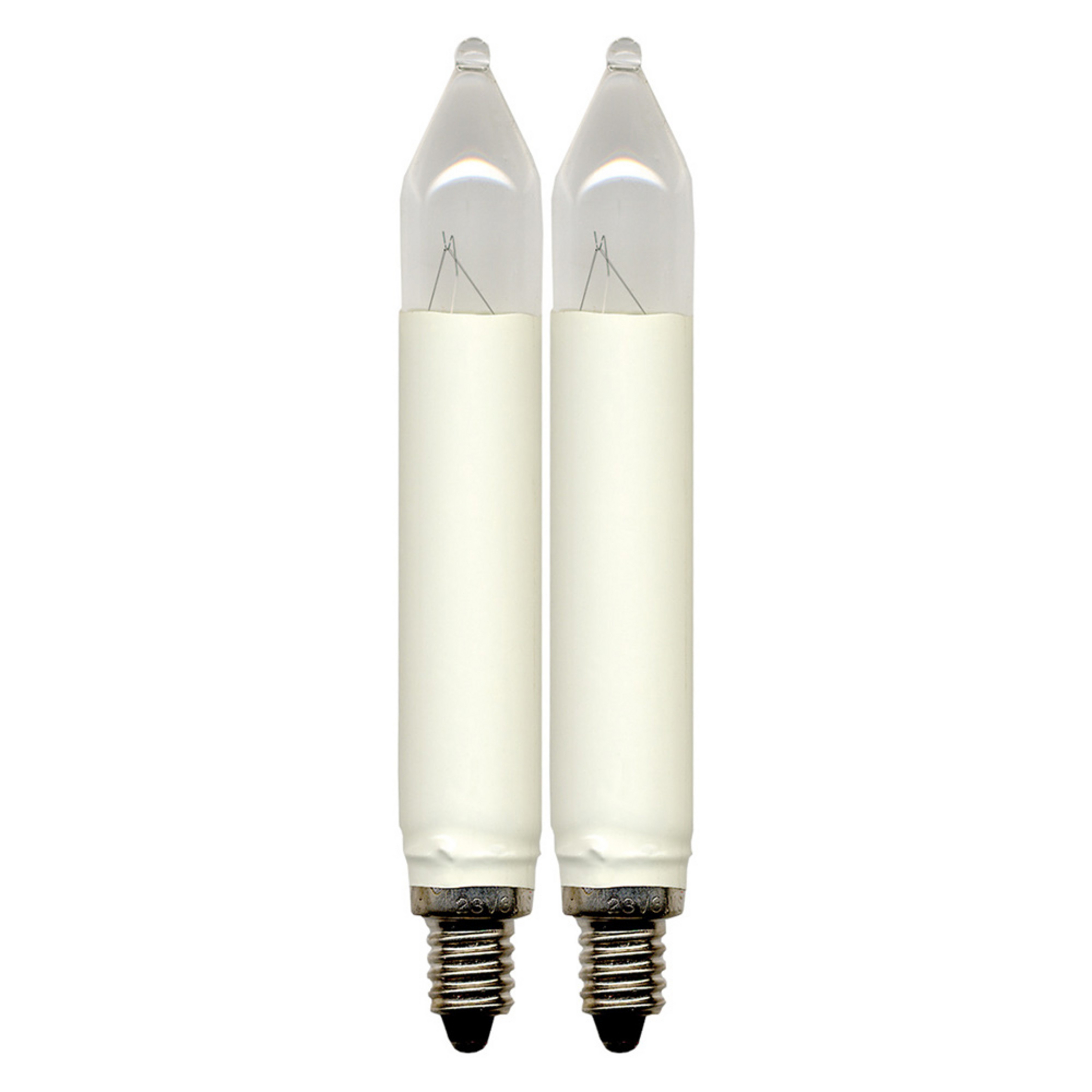 Lâmpada de substituição E10 3W 34V embalagem de 2, 12 cm, Ø 2cm