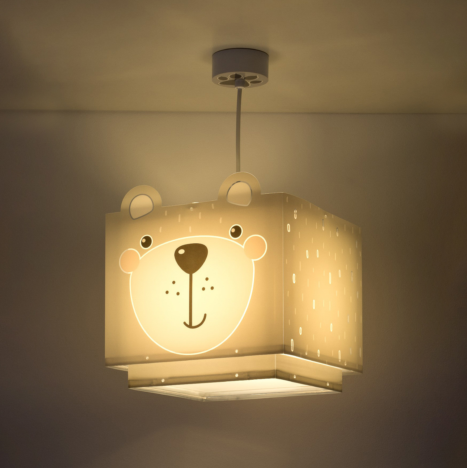 Kinder-hanglamp Little Teddy, 1-lamp