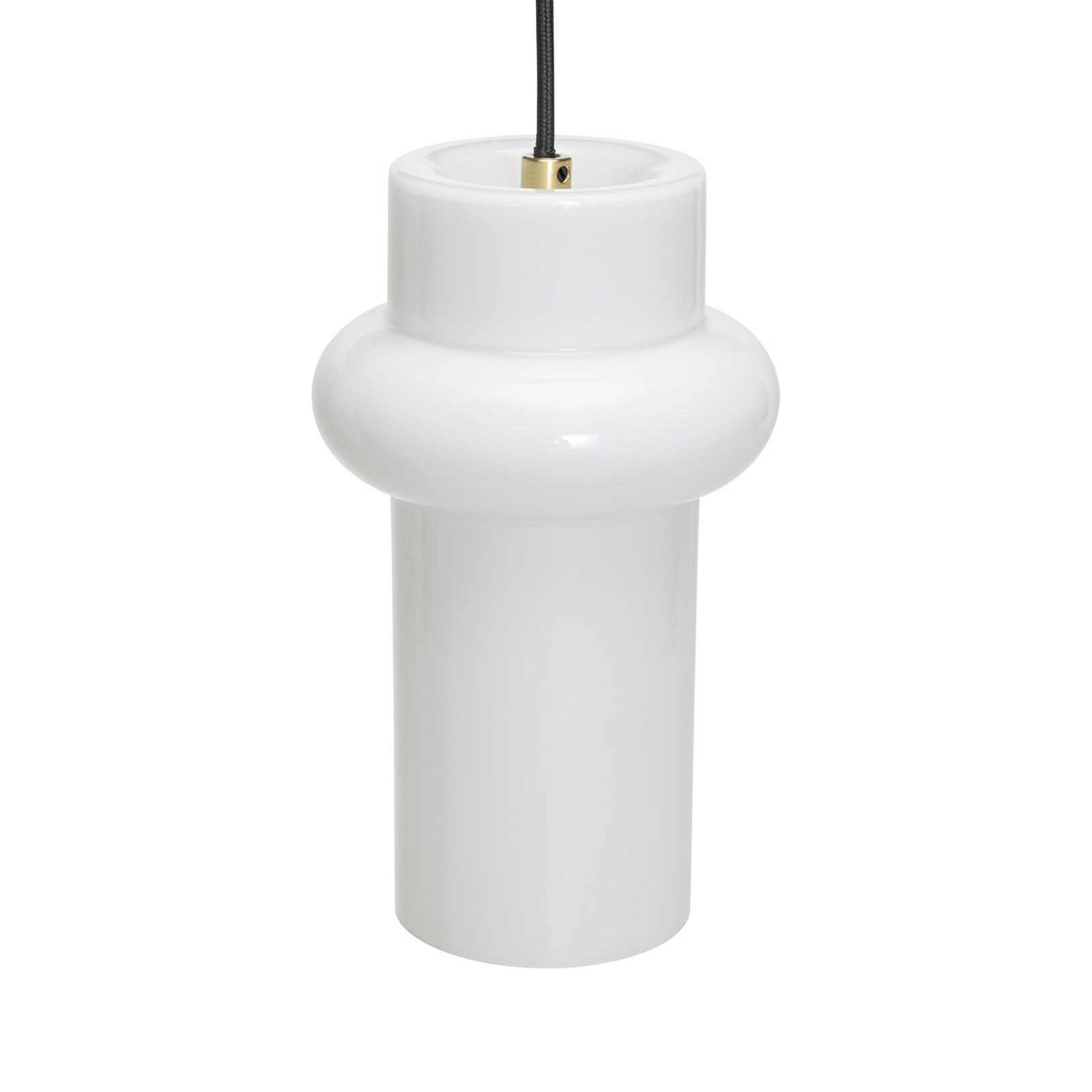 Pilule Up hänglampa, vit blank, Ø 15 cm – HÜBSCH