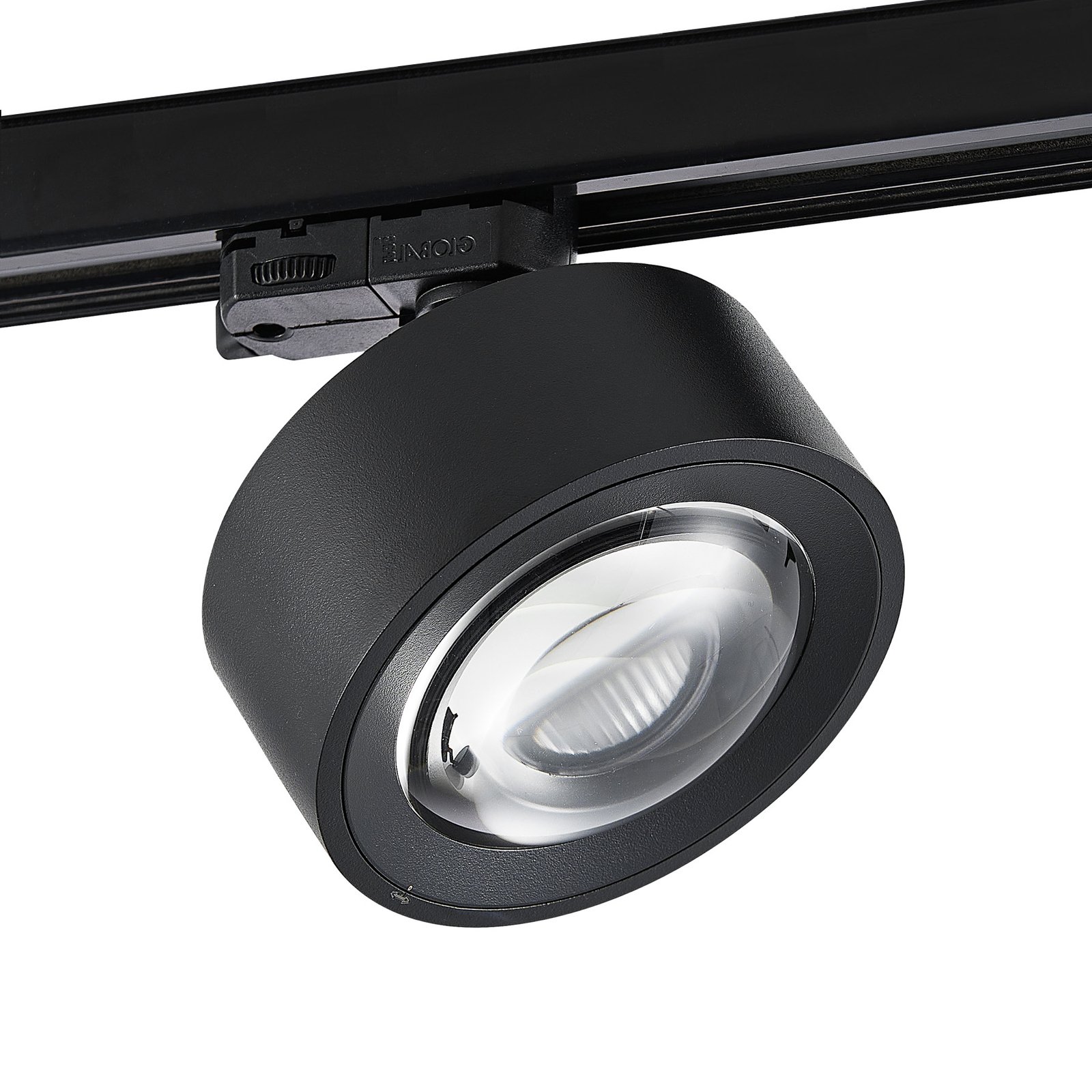 Molto Luce LED 3-faset skinnespot Mag , sort, 830