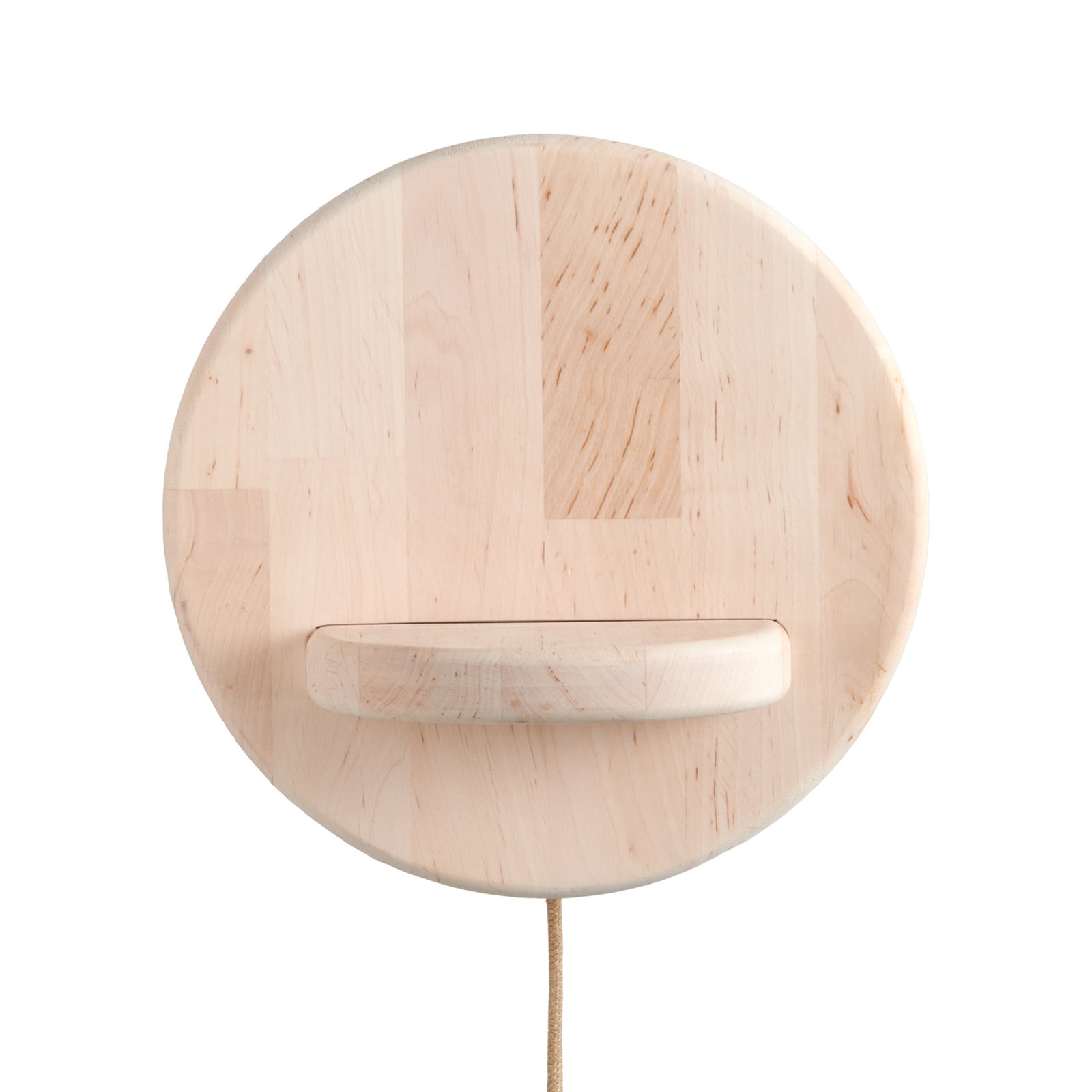 GOOD & MOJO vegglampe Corsica, natur, or, stikkontakt