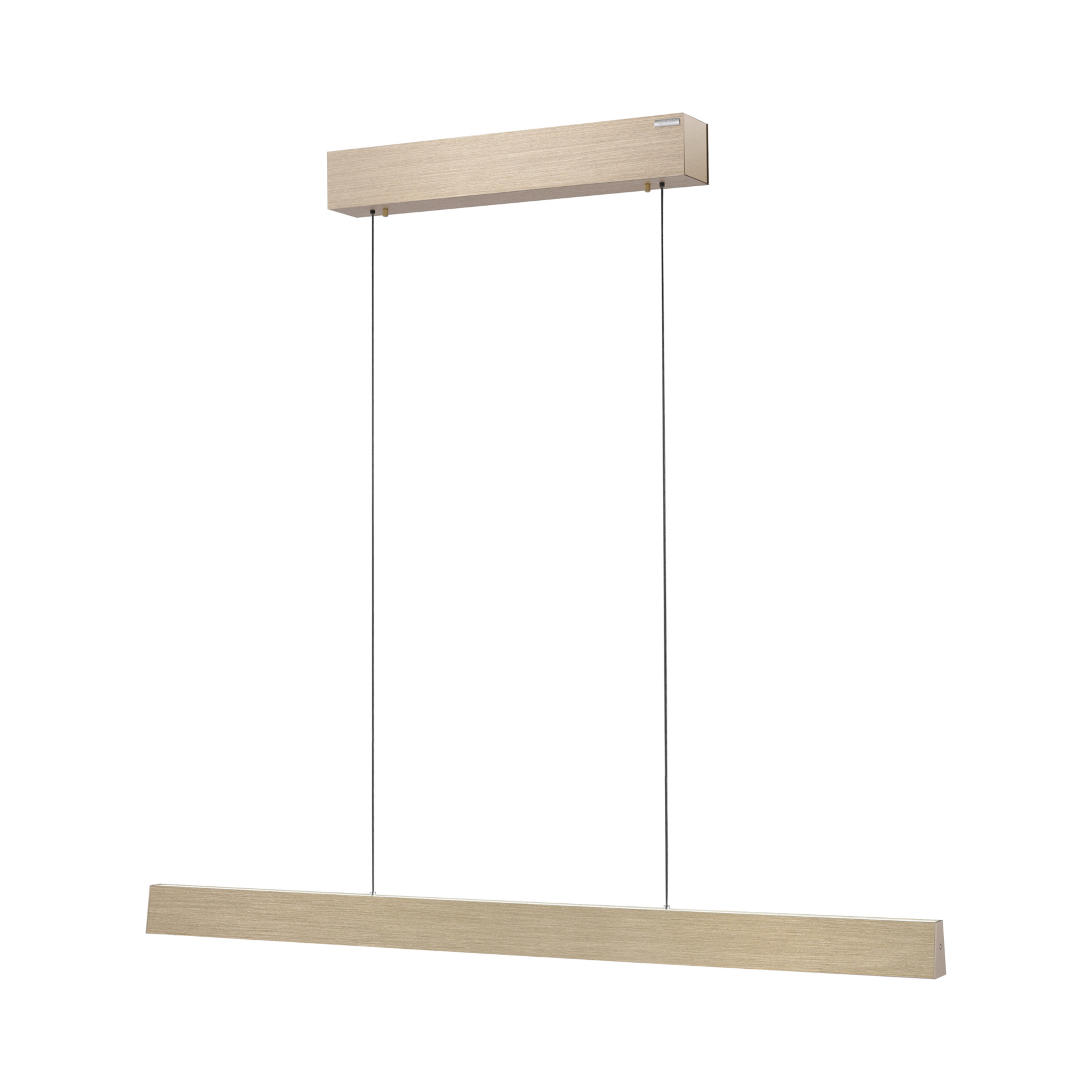 PURE E-Motion LED závesné svietidlo trám CCT zlatá