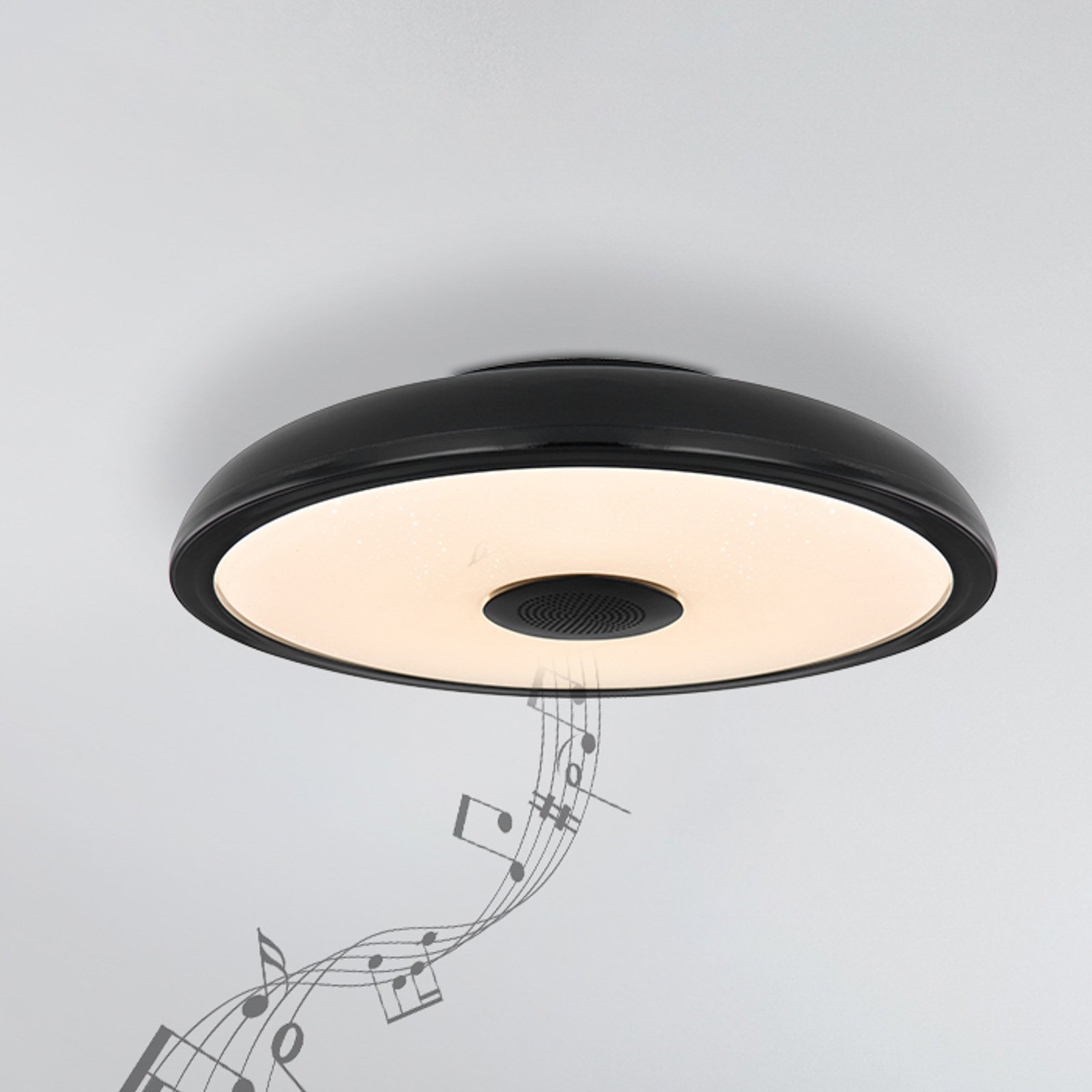 LED ceiling light Raffy loudspeaker RGBW